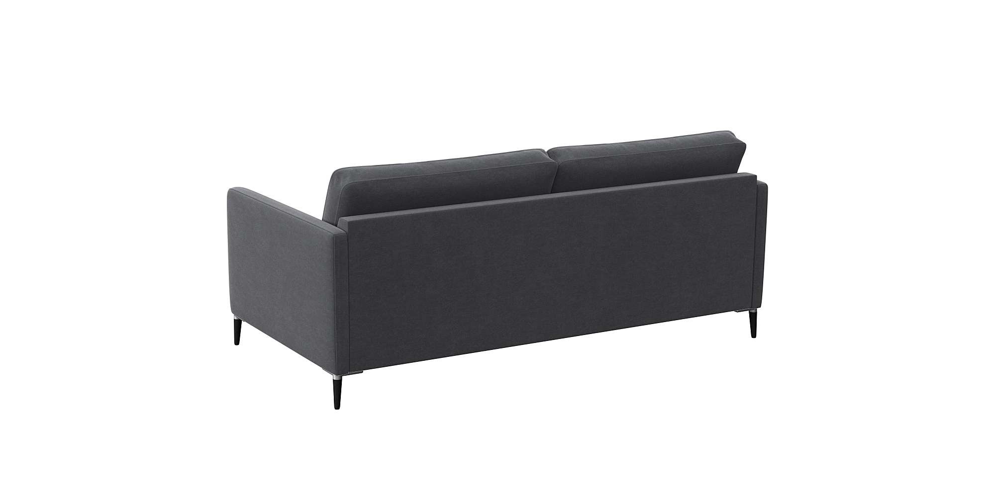 FLEXLUX 2,5-Sitzer »Fiore, super bequem durch hochwertigen Sitzaufbau mit Kaltschaum«, schmale Armlehnen, Füße Alu+schwarz