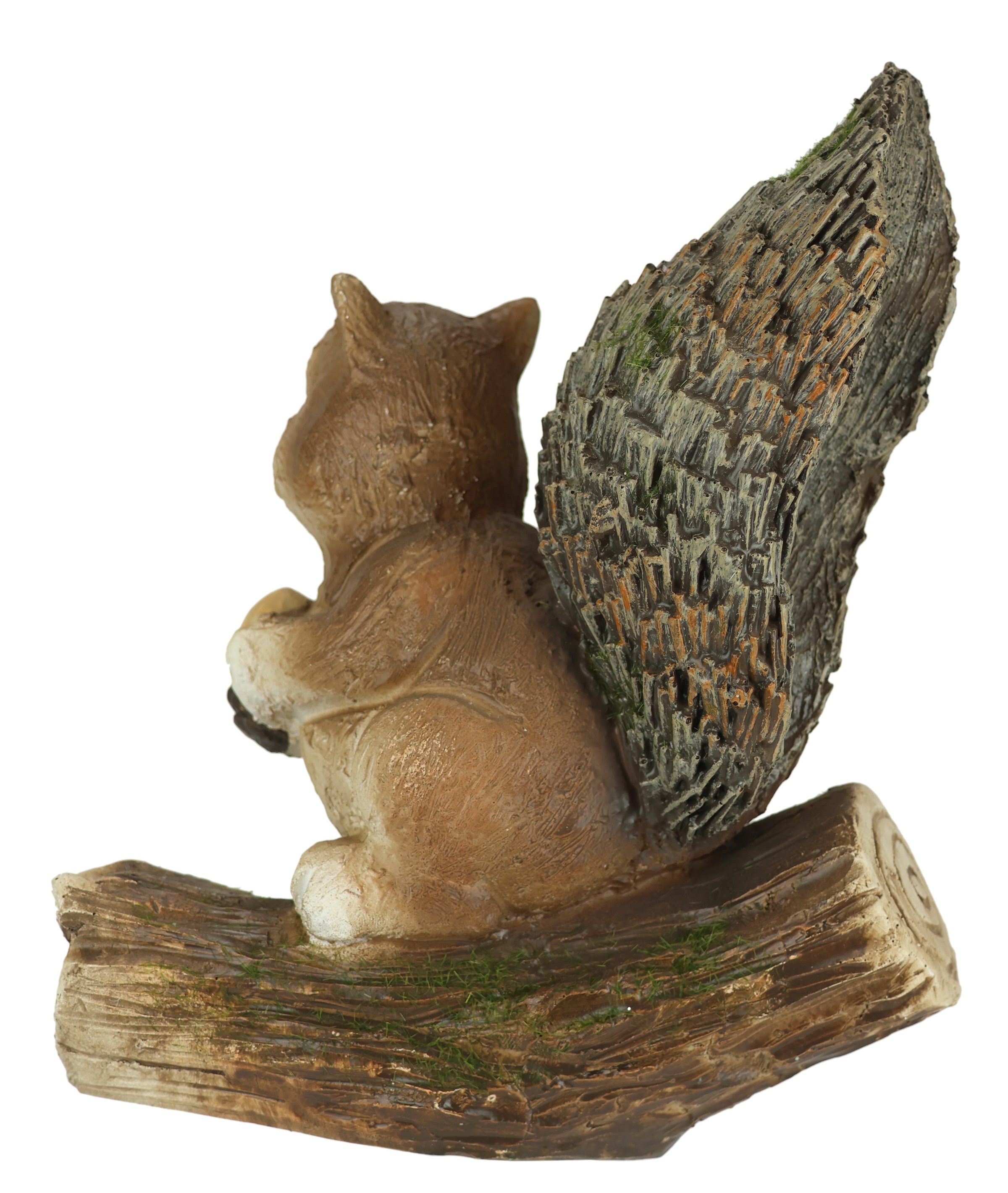 I.GE.A. Dekofigur "Eichhörnchen auf Baumstamm", Tierfigur Gartendeko Herbst günstig online kaufen