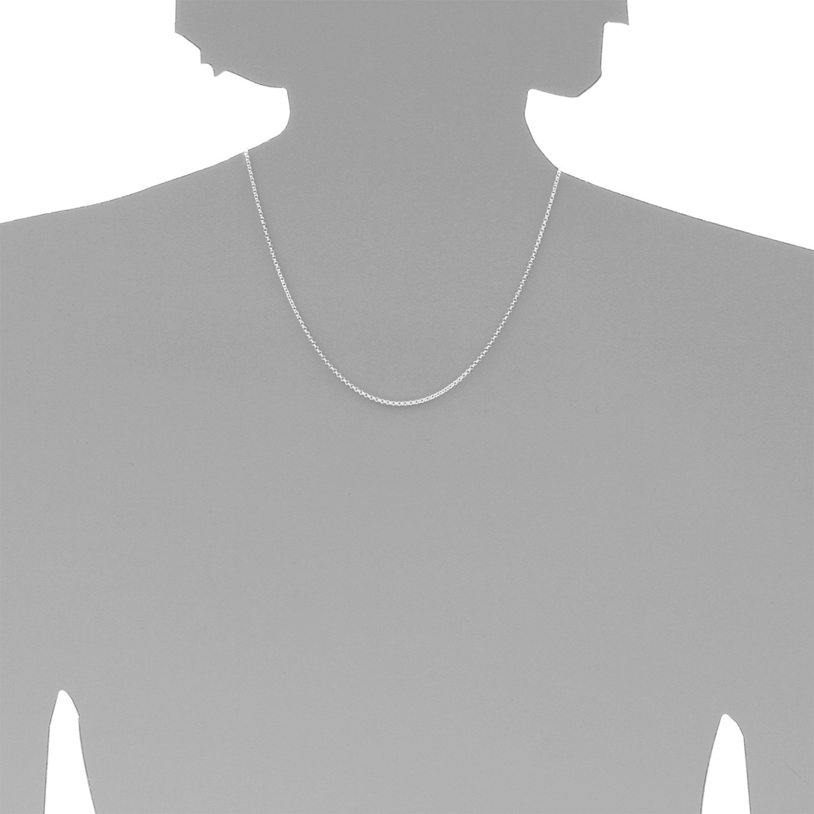 Ostsee-Schmuck Erbs 1.8mm Chain Silver 60cm 3