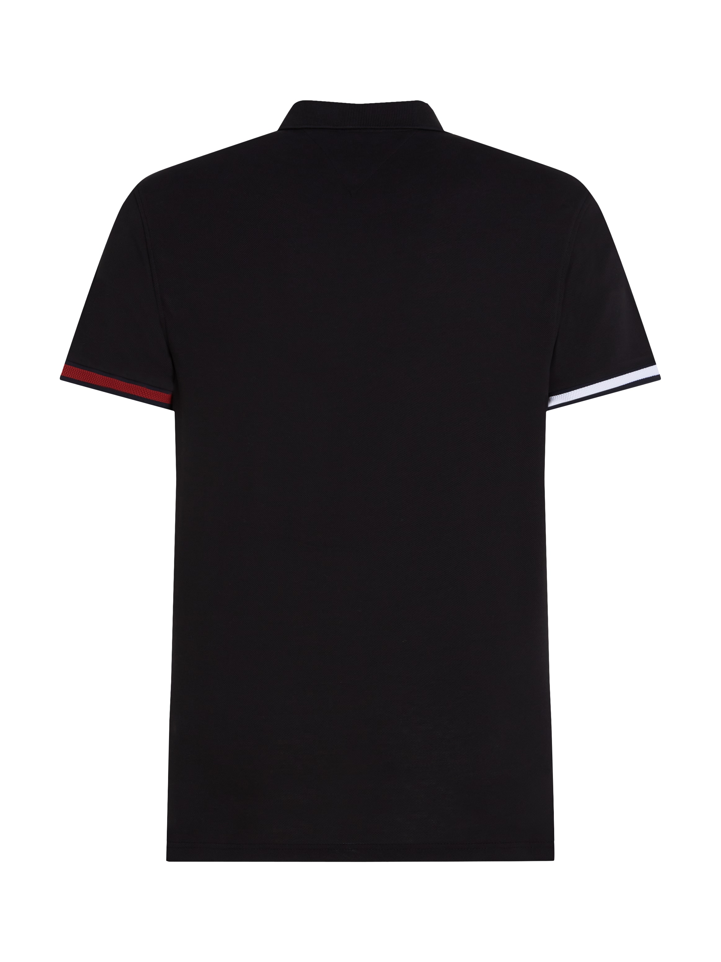 Tommy Hilfiger Poloshirt »FLAG CUFF SLIM POLO«, mit Kontrast-Details