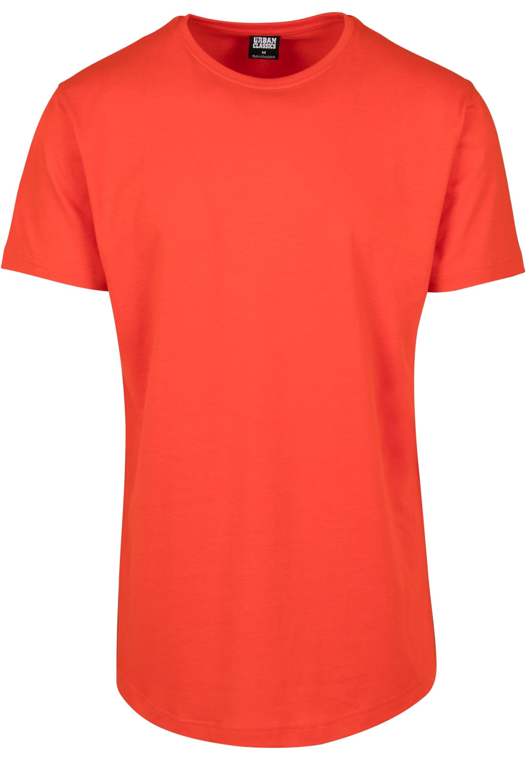 URBAN CLASSICS Kurzarmshirt "Urban Classics Herren Shaped Long Tee" 1 Stk. günstig online kaufen