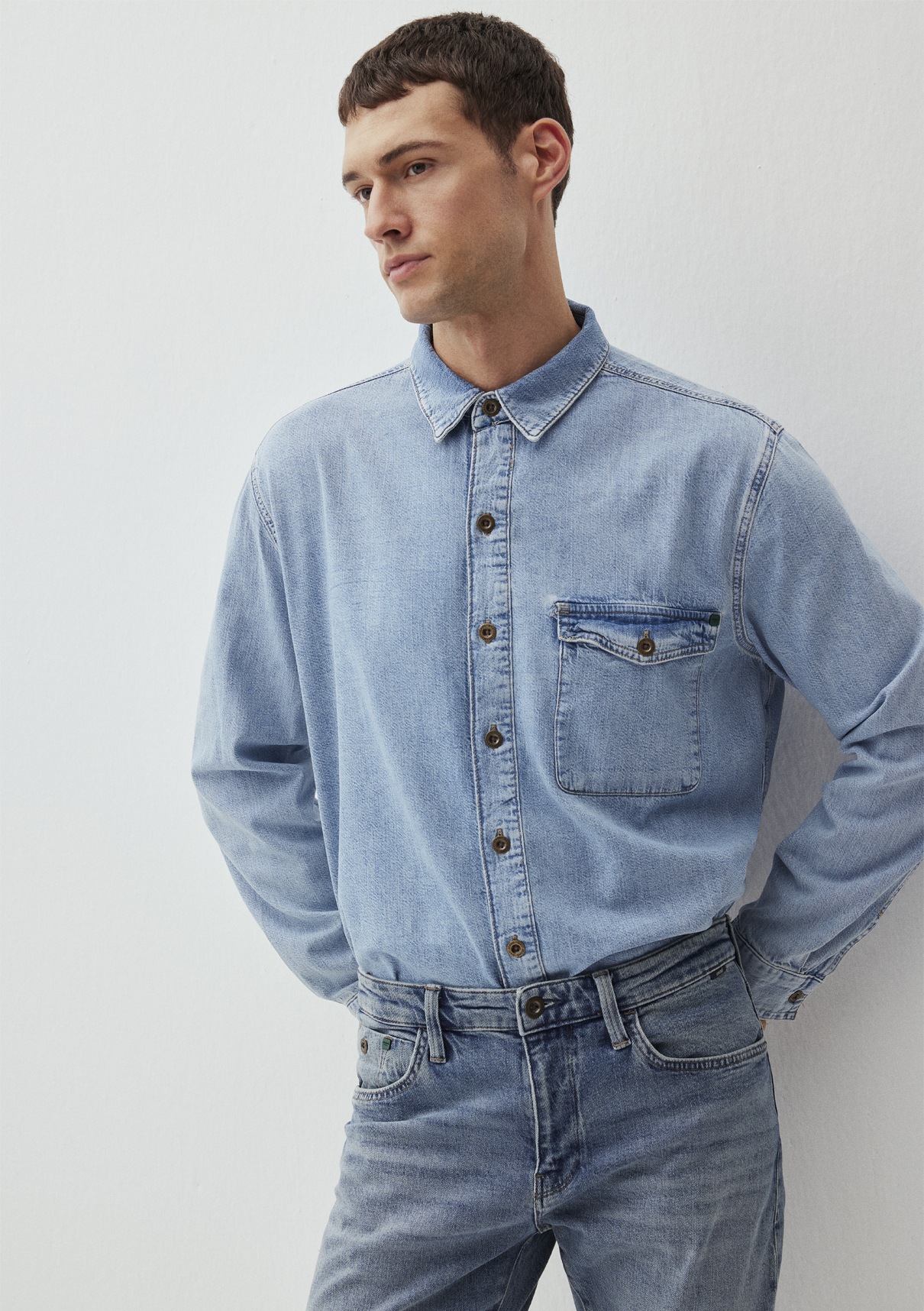 Mavi Jeanshemd »TYLER«, Hemd Denim