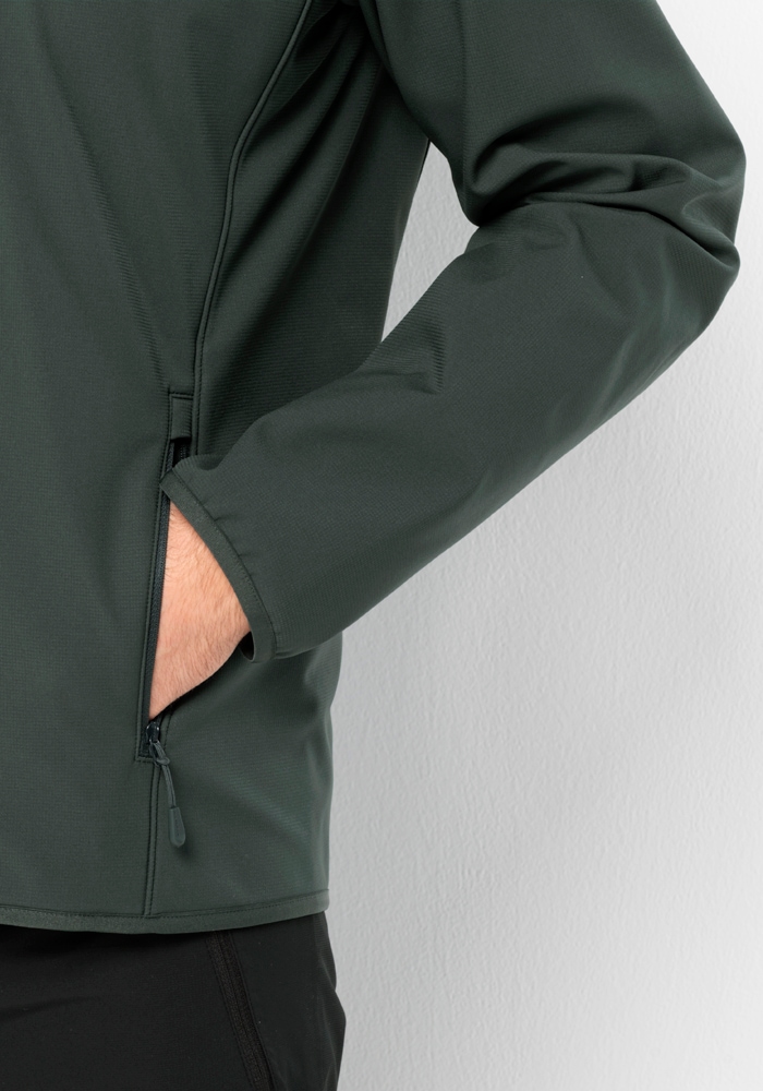 Jack Wolfskin Softshelljacke »BORNBERG HOODY M«, mit Kapuze