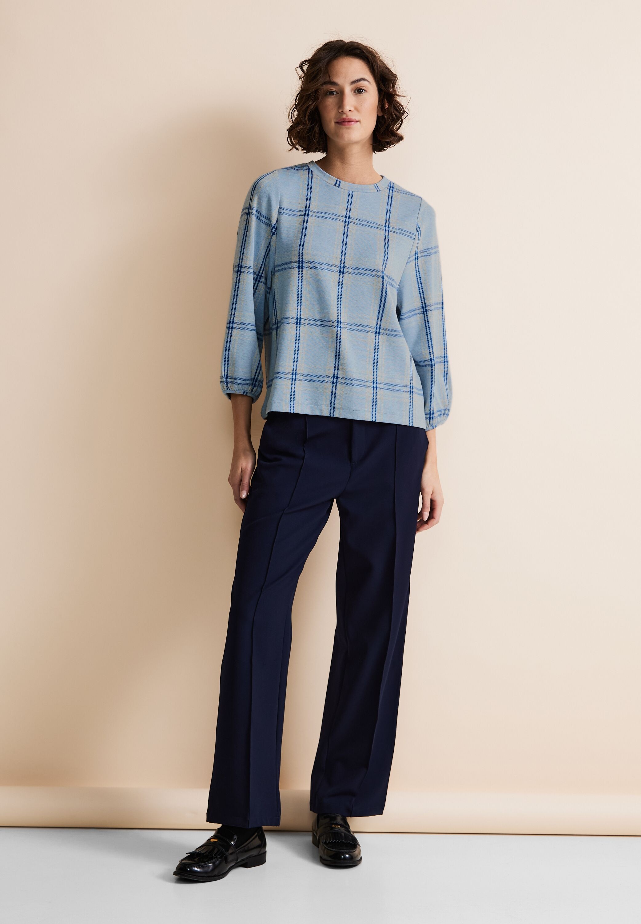STREET ONE 3/4-Arm-Shirt, mit Rundhalsausschnitt