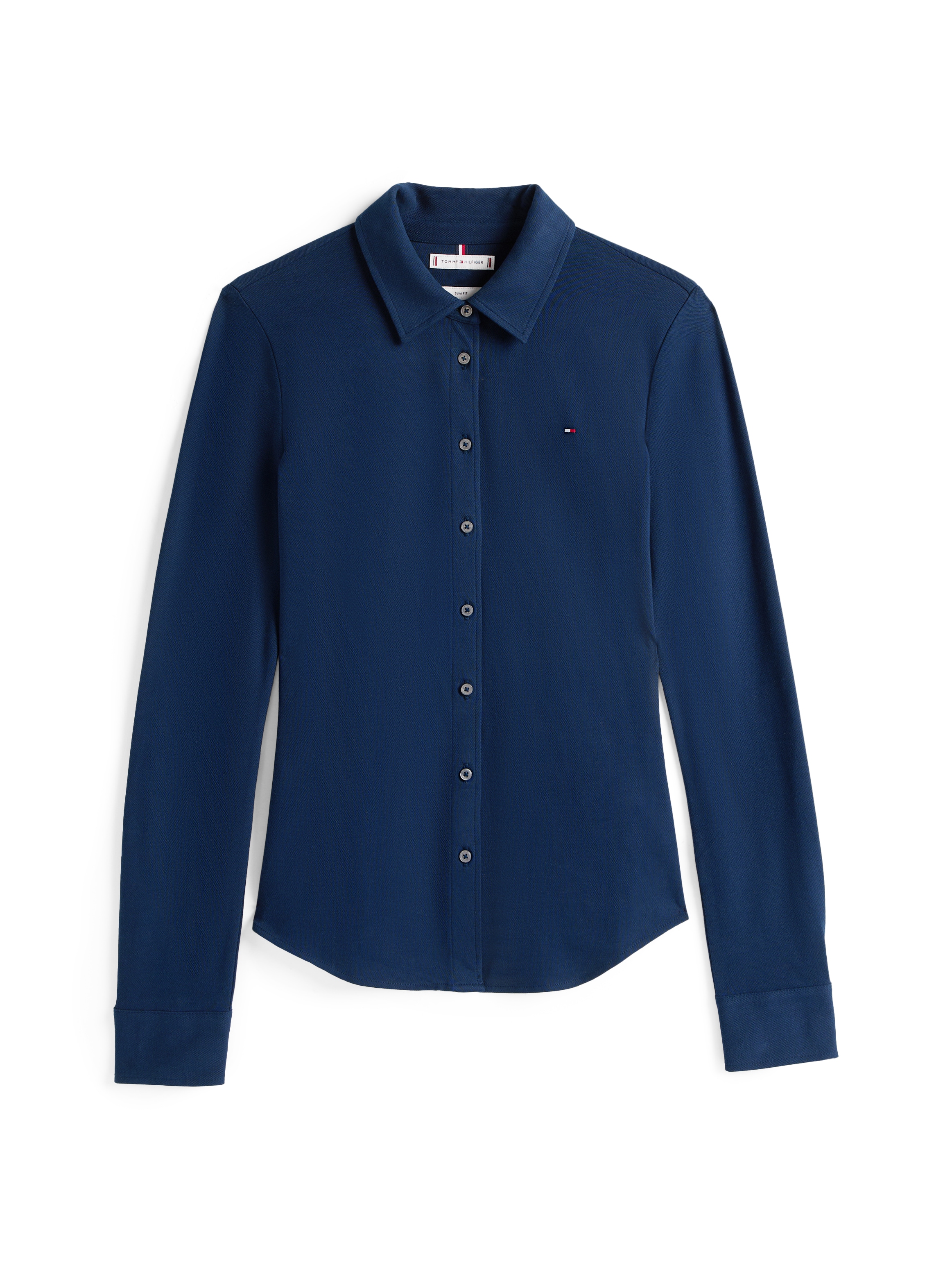 Tommy Hilfiger Poloshirt »1985 SLIM PIQUE BTN DOWN LS«