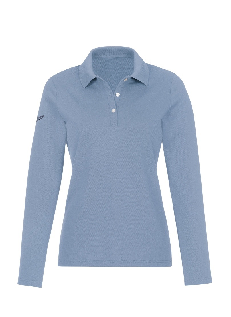 Trigema Langarm Poloshirt mit Knopfleiste online kaufen | BAUR