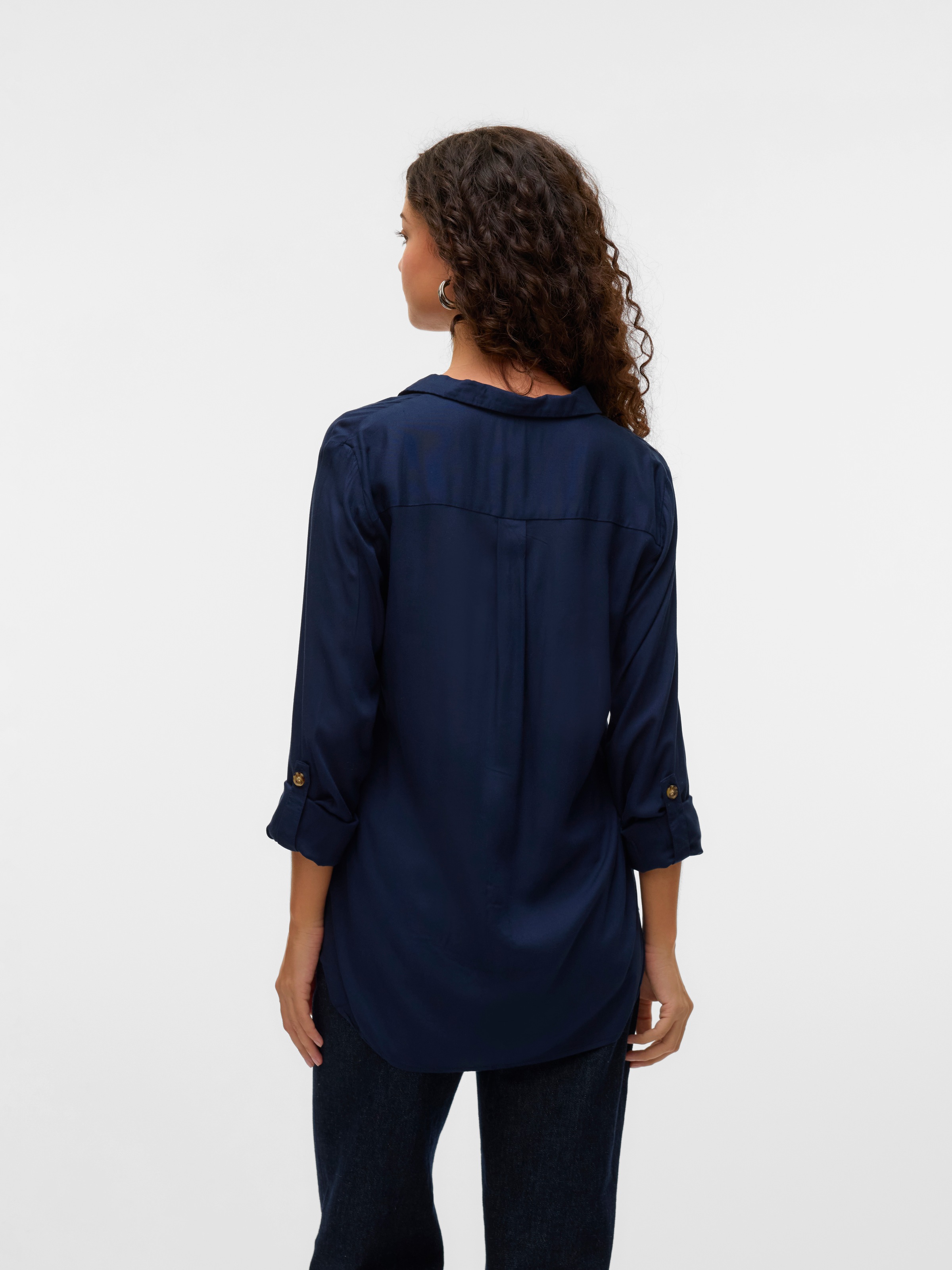 Vero Moda Hemdbluse "VMBUMPY L/S SHIRT NEW WVN GA NOOS" Viskose, regular fi günstig online kaufen