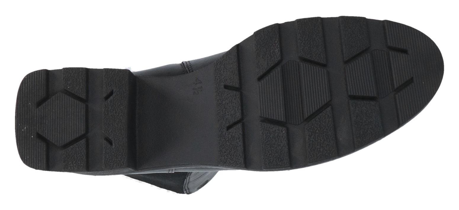 Caprice Chelseaboots, Blockabsatz, Stiefelette, Komfortschuh mit breitem Stretcheinsatz