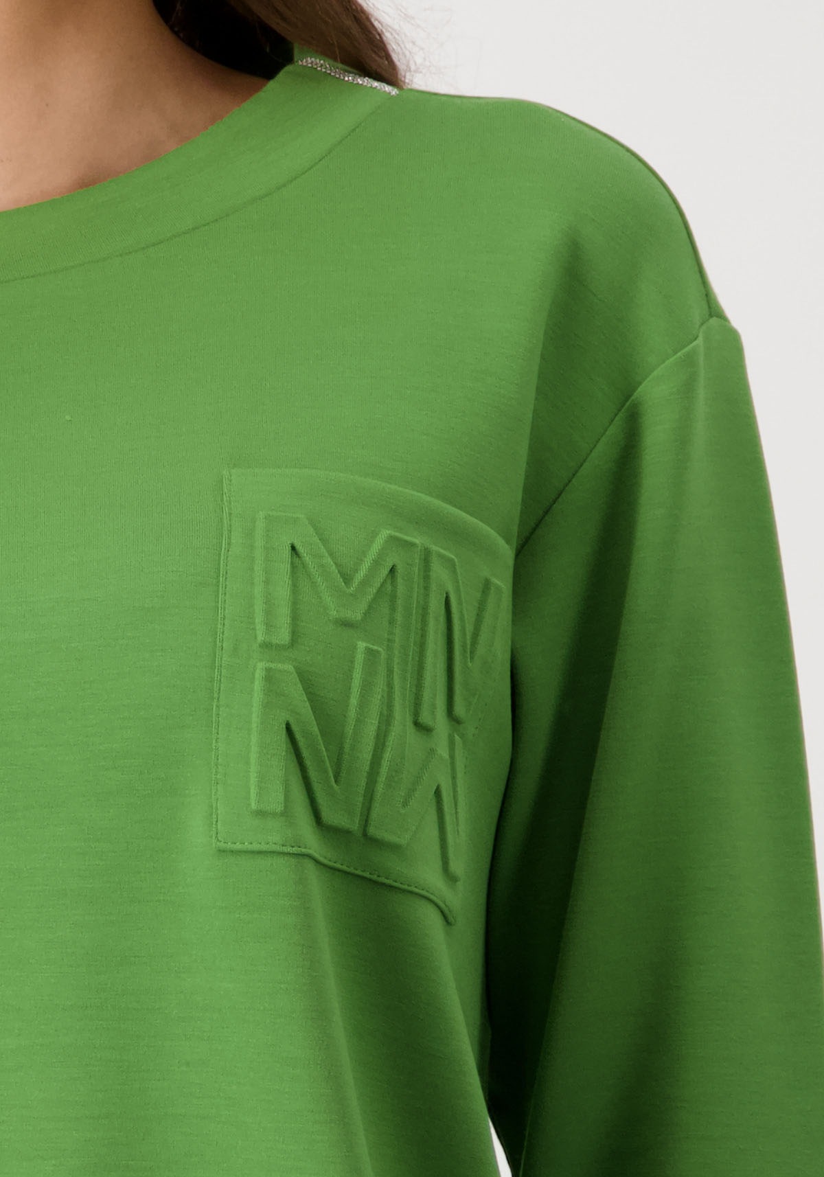 Thumbnail - Monari Sweatshirt mit aufgesetzter Ziertasche