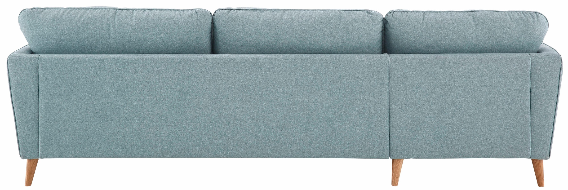 Home affaire Ecksofa »MARSEILLE (279/152cm),L-Form, Rec. rechts/links«, Massivholzbeine aus Eiche, in verschieden Bezügen und Farbvarianten