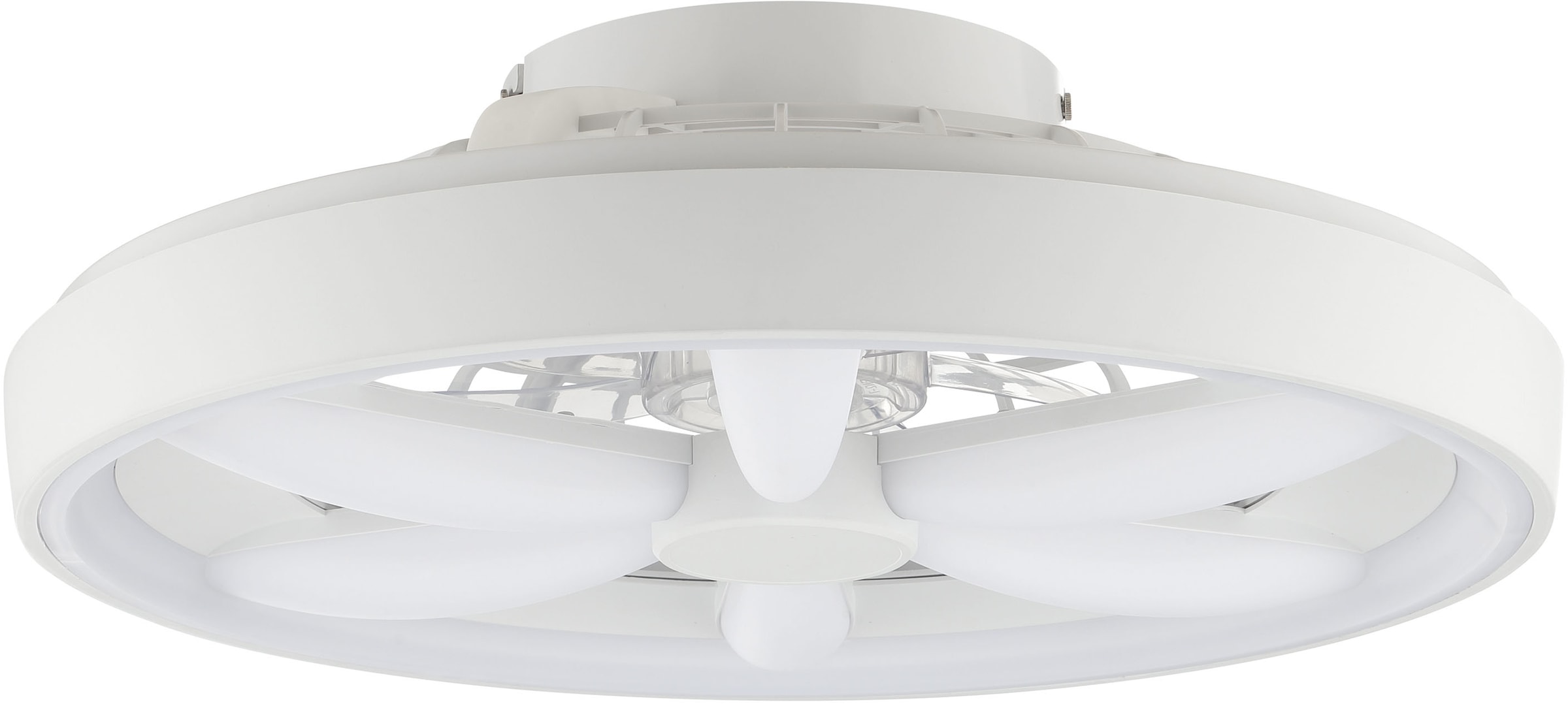 Hanseatic LED Deckenleuchte »DLV2205«, 1 flammig, Leuchtmittel LED-Modul | LED fest integriert, LED Ventilator, Ø 48 cm, 6400 lm, dimmbar, Fernbedienung