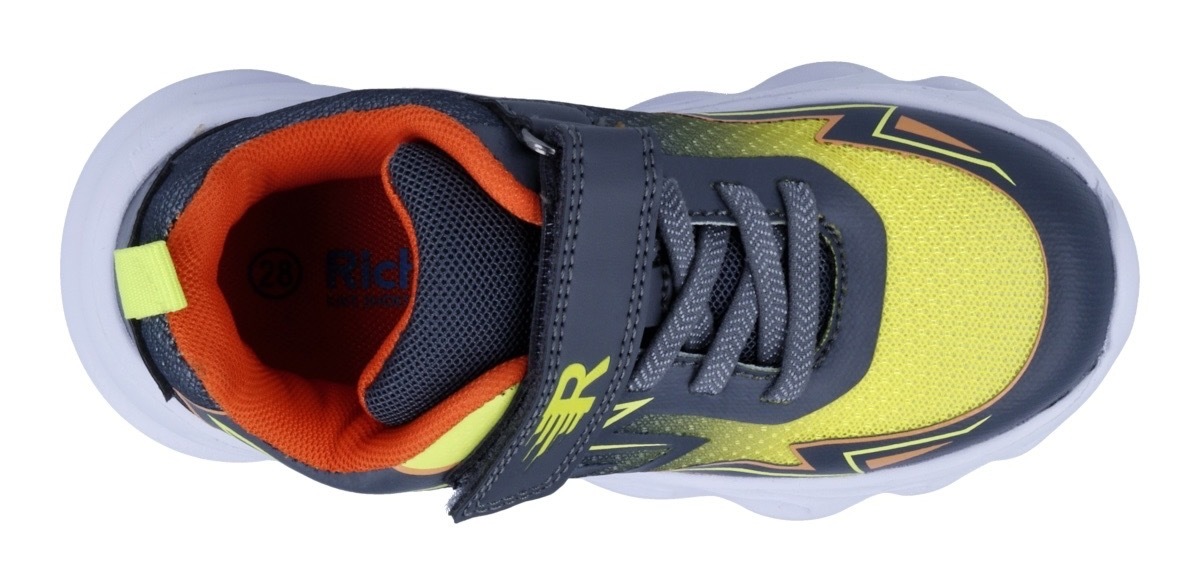 Richter Slip-On Sneaker »Maris (Blinki)«  Klettschuh mit Blinkfunktion, Größenschablone zum Download, mit WMS