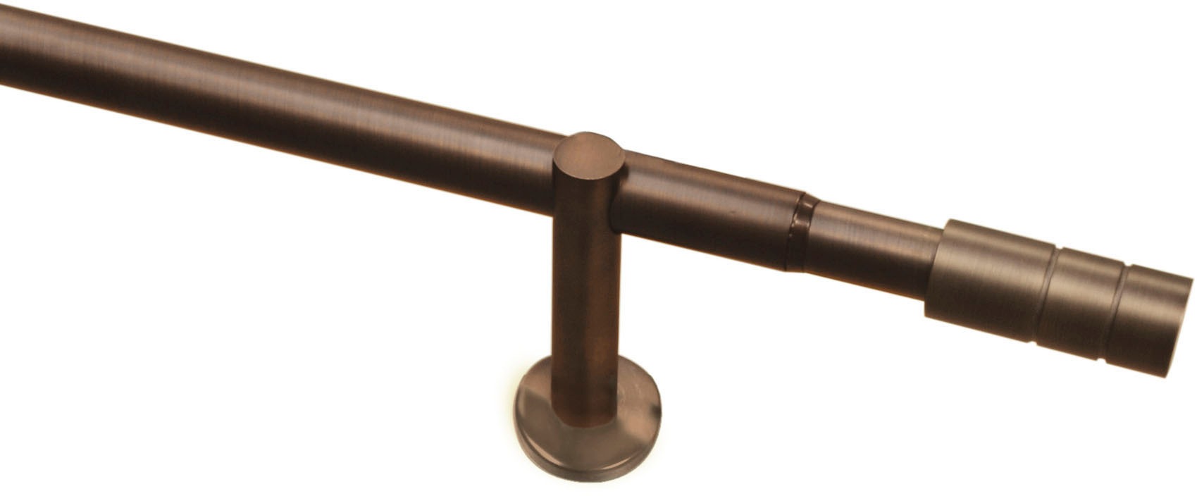 GARDINIA Gardinenstange »Set Metall 22/25 mm«, 1 läufig-läufig, ausziehbar, 1-Lauf