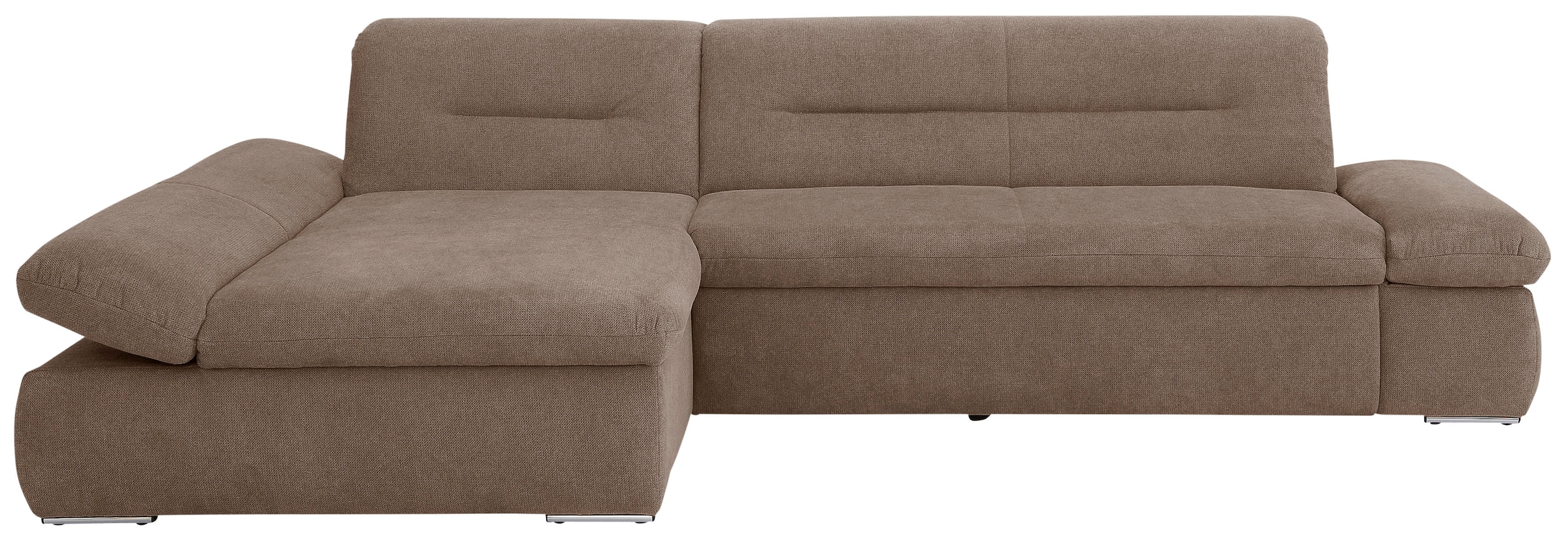 INOSIGN Ecksofa »Avesa L-Form«, Wahlweise mit Armteilvertsellung und Bettfunktion, B/T/H: 300/172/80cm