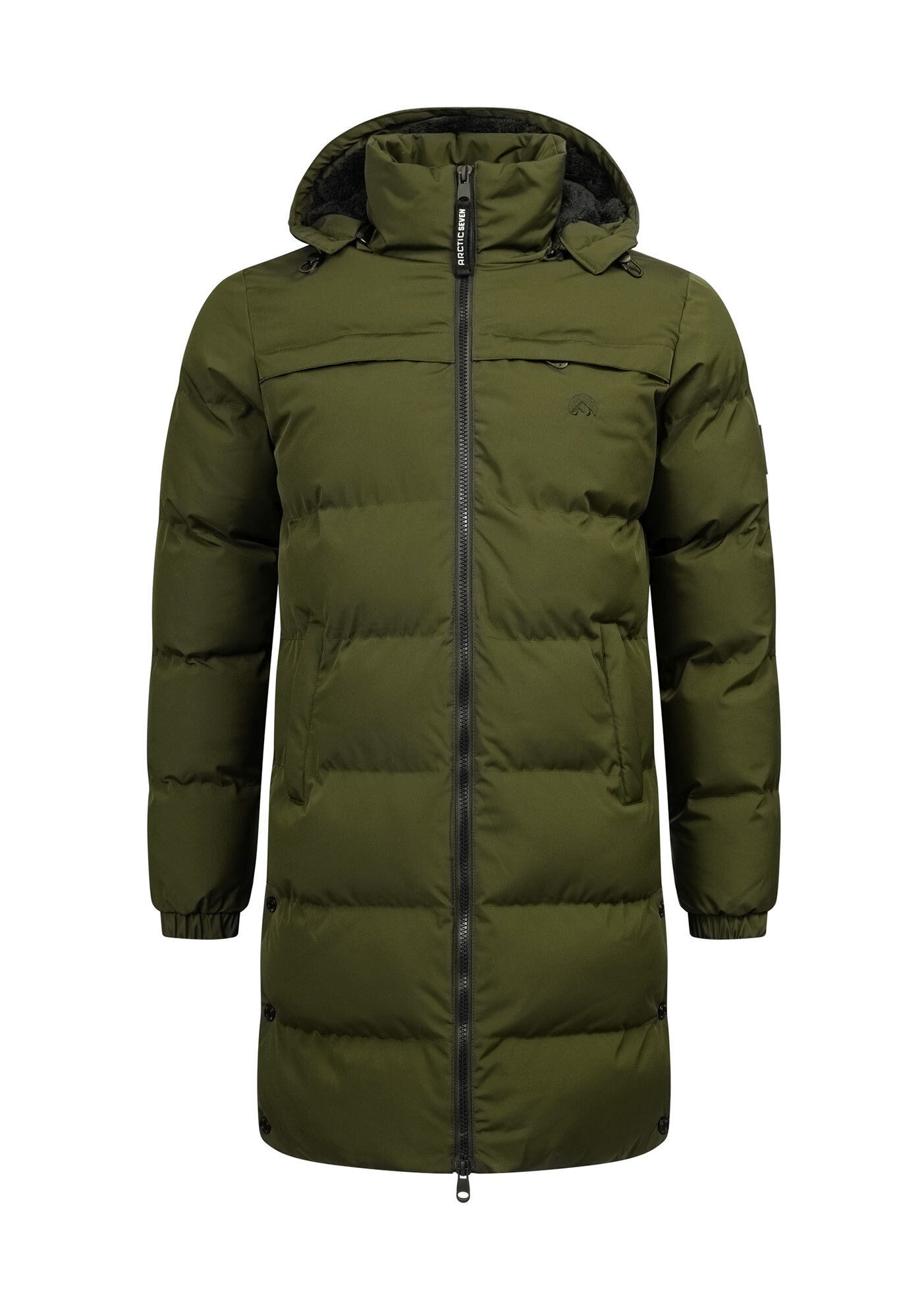 Arctic Seven Winterjacke »ASNorwiig«, mit warmem Teddyfell und abnehmbarer Kapuze