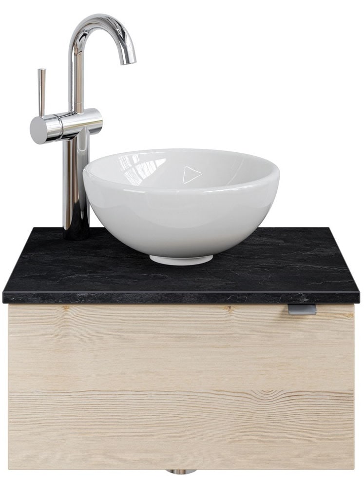 Waschtisch »Serie 6915 Waschschale mit Unterschrank für Gästebad, Gäste WC«, 51 cm mit...