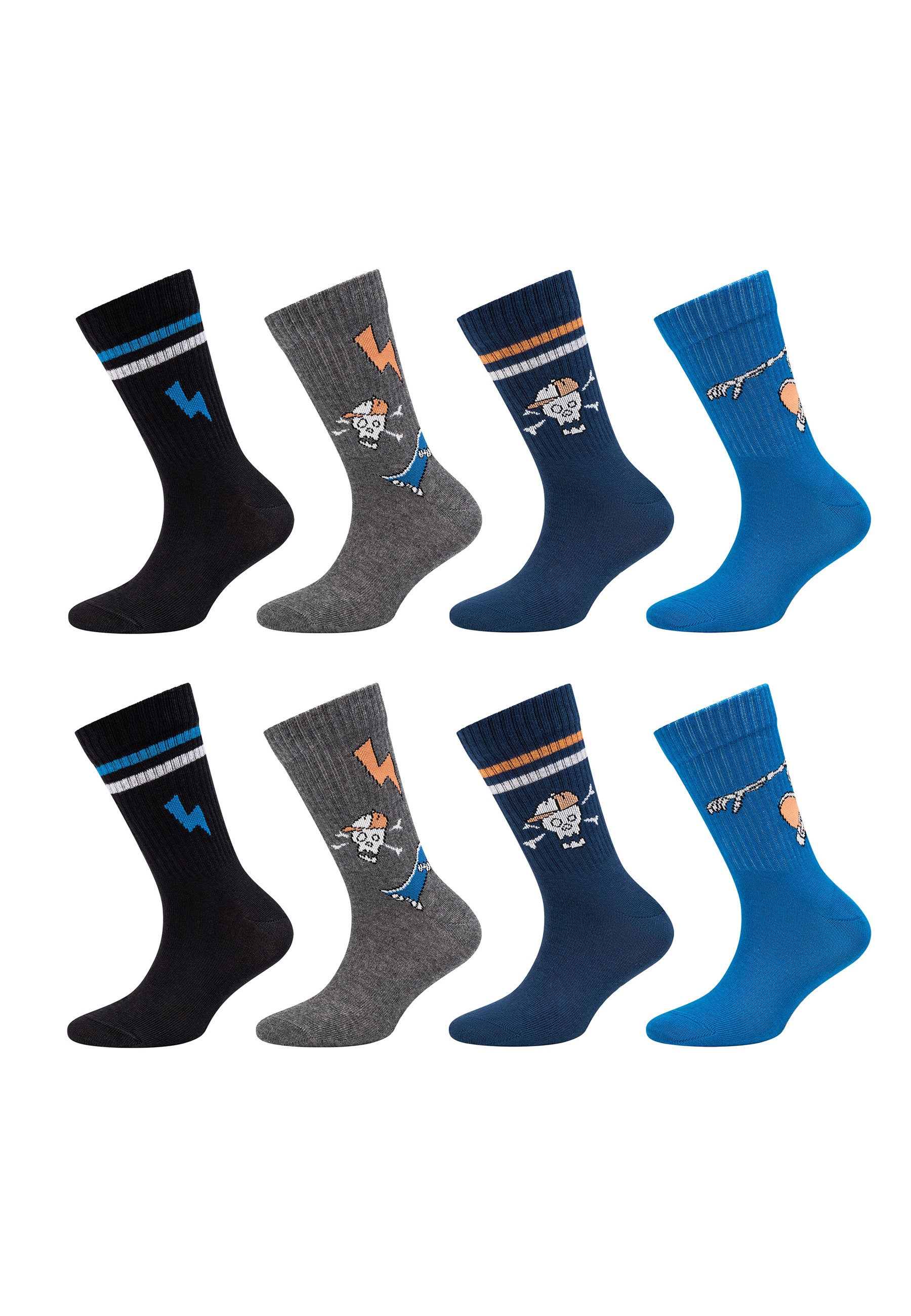 Camano Socken "Kindersocken ca-soft 8er Pack" 8er Pack Ohne drückenden Gumm günstig online kaufen