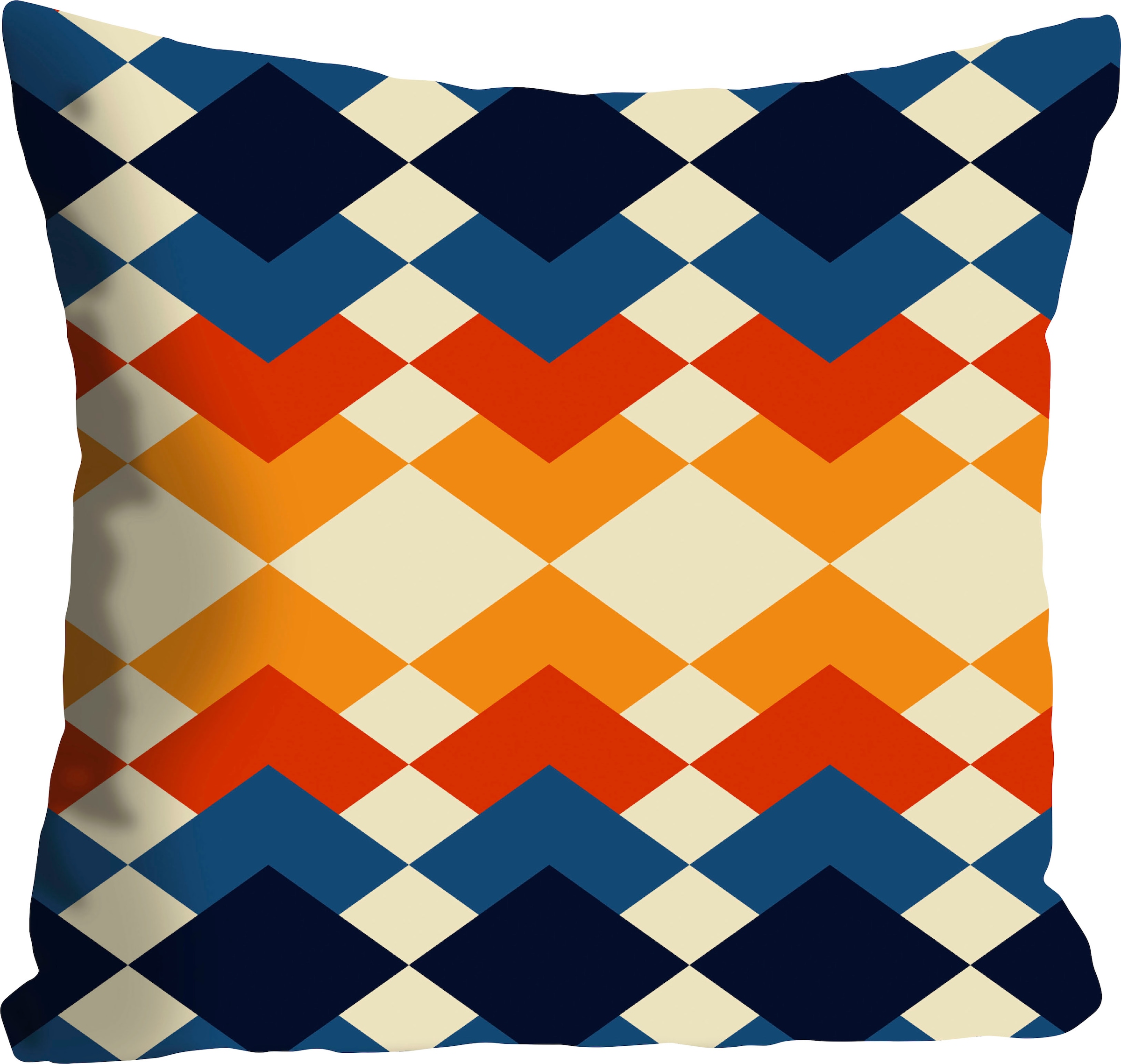 queence Dekokissen »Derek« mit bunten Zacken