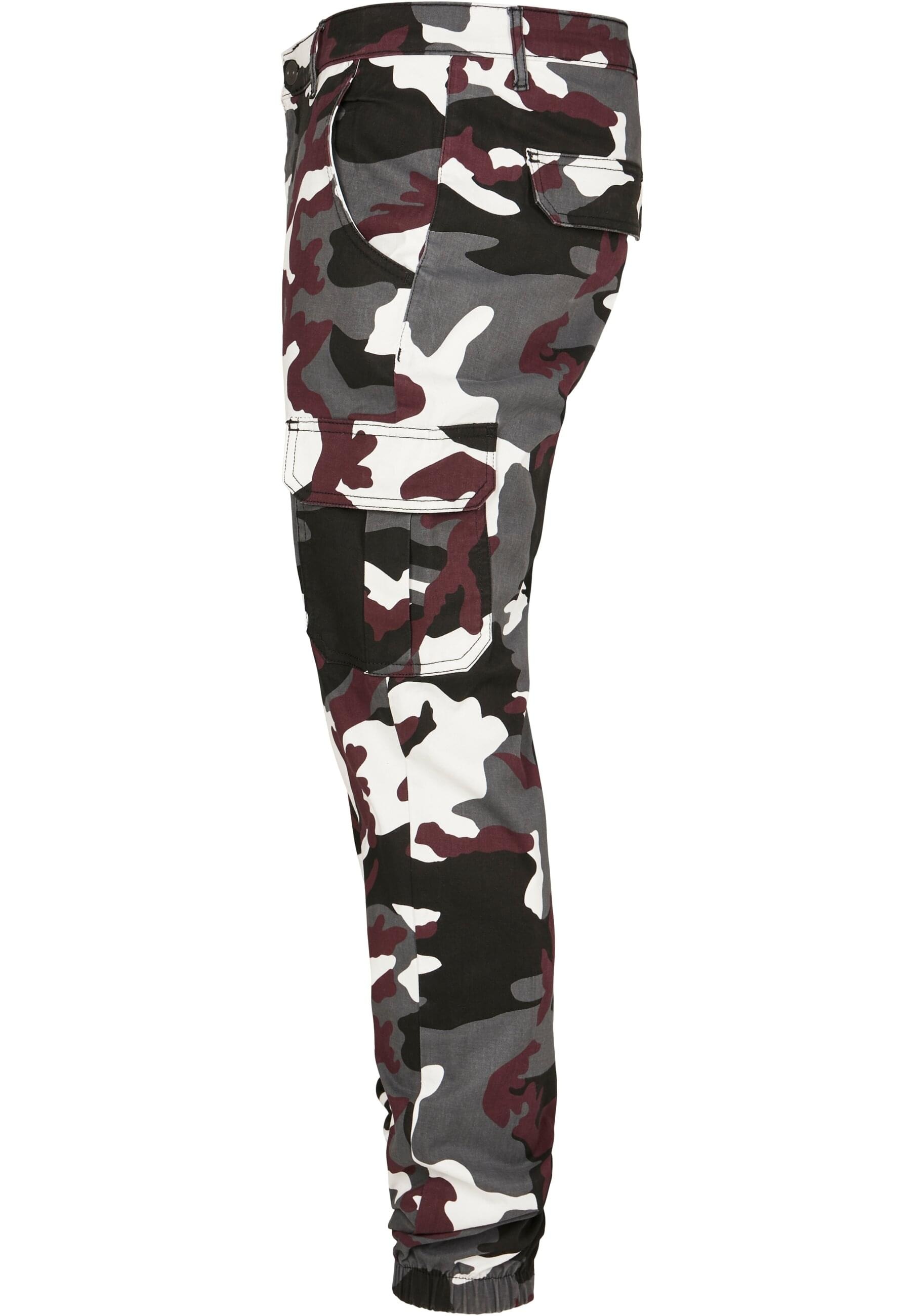 URBAN CLASSICS Cargohose »Urban Classics Herren Camo Cargo Jogging Pants 2.0«, (1 tlg.)