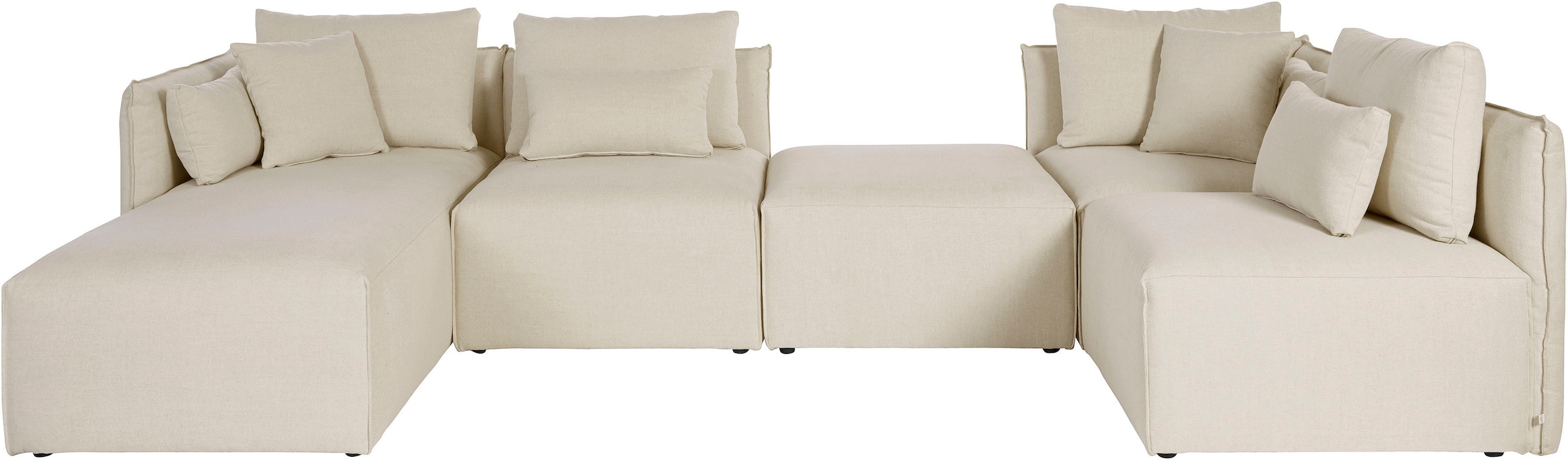 OTTO home Wohnlandschaft "Nöre U-Form" 5 Teile, in vielen Bezugsqualitäten günstig online kaufen