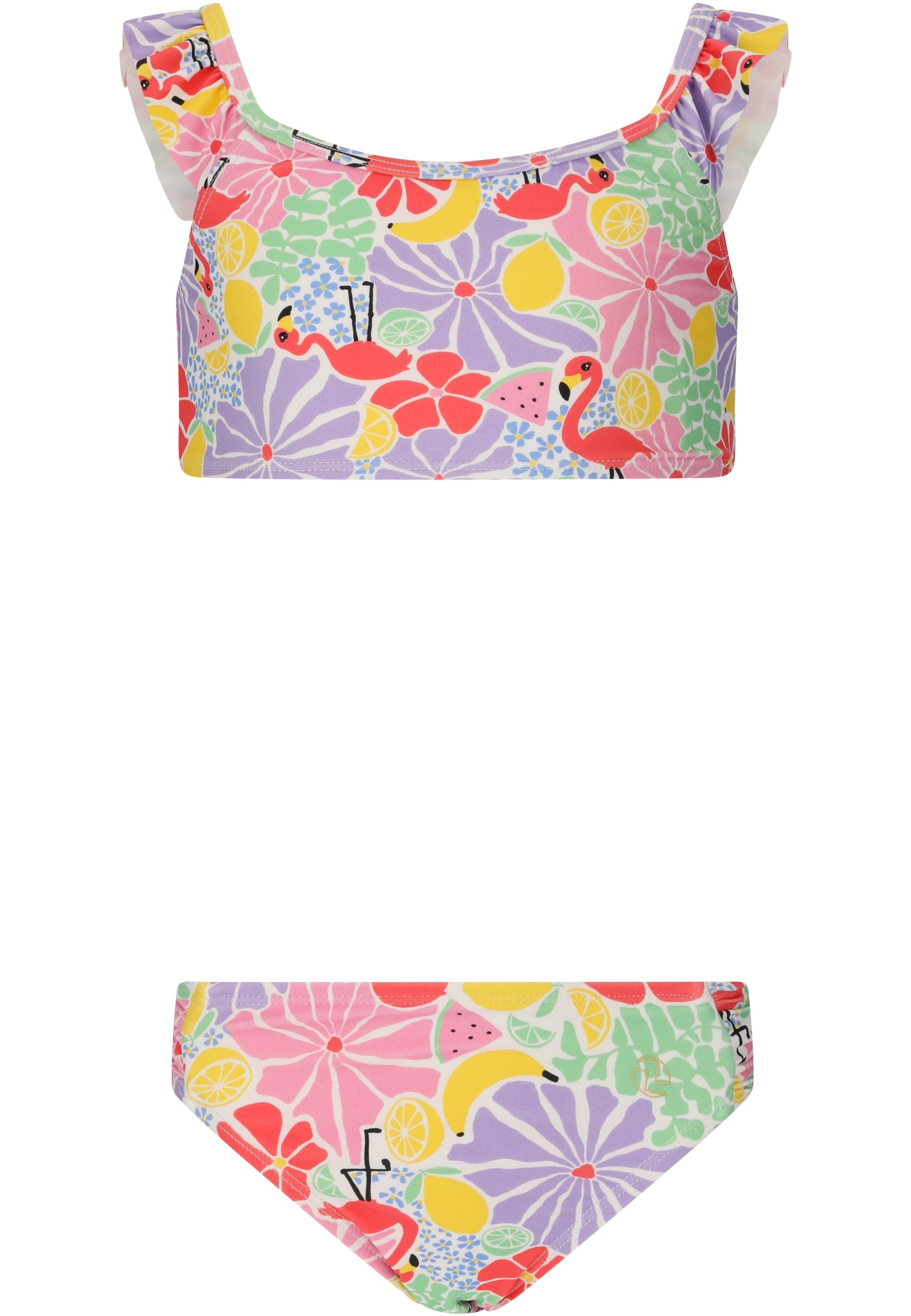 ZIGZAG Balconette-Bikini »Carly« Panty, 2 Stk. mit stylischem Rüschendetail