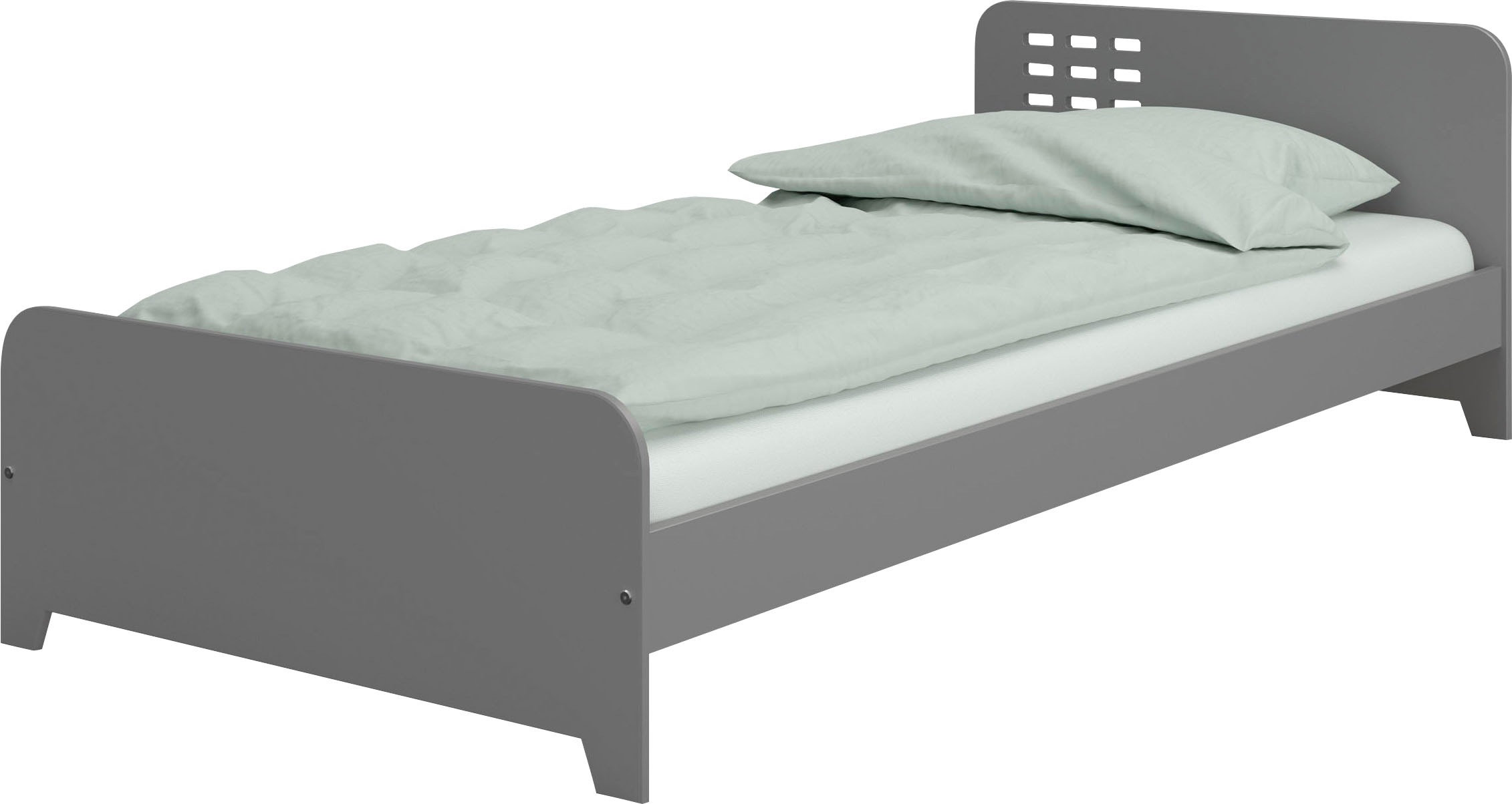 andas Einzelbett »Loke«, modernes Jugendbett im Industrial Look