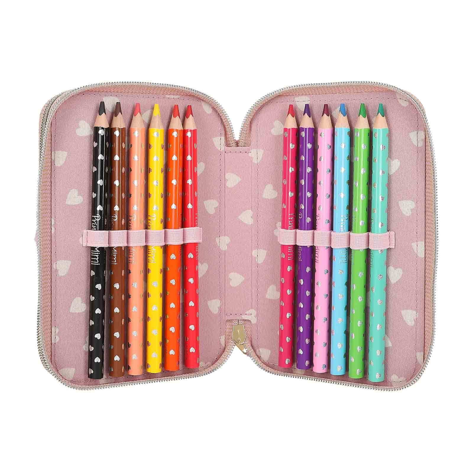 Depesche Buntstift »2-Fach Federtasche Bunny Ballet Princess Mimi 19 x 12,5 cm rosa«