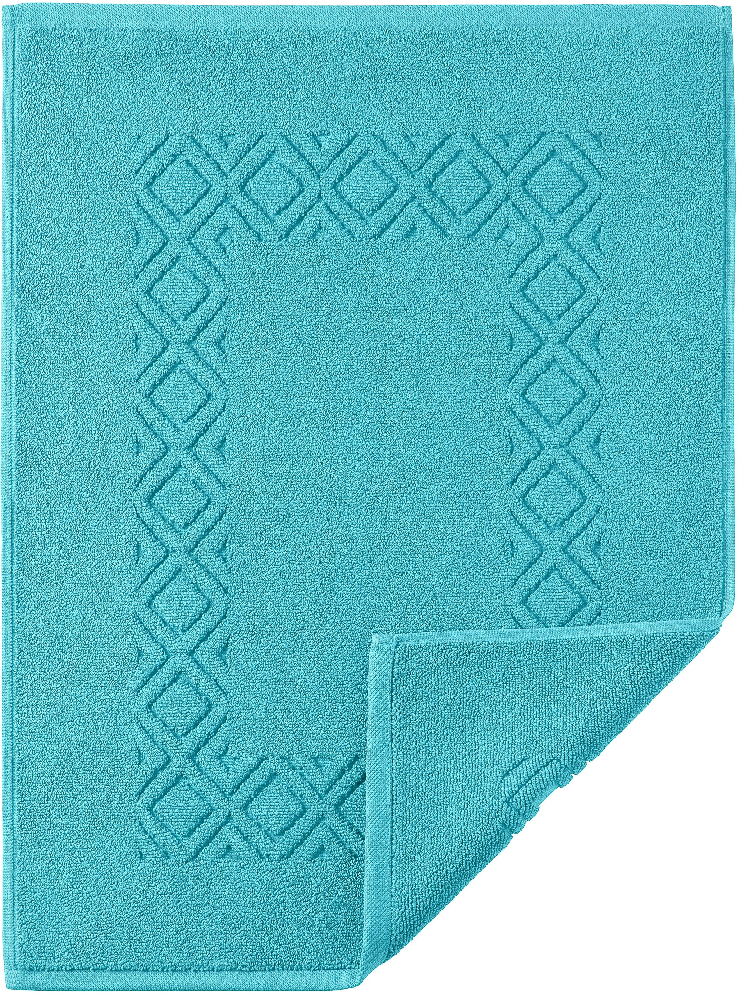 Egeria Badematte "Denver" Höhe 8 mm beidseitig nutzbar  fußbodenheizungsgee günstig online kaufen