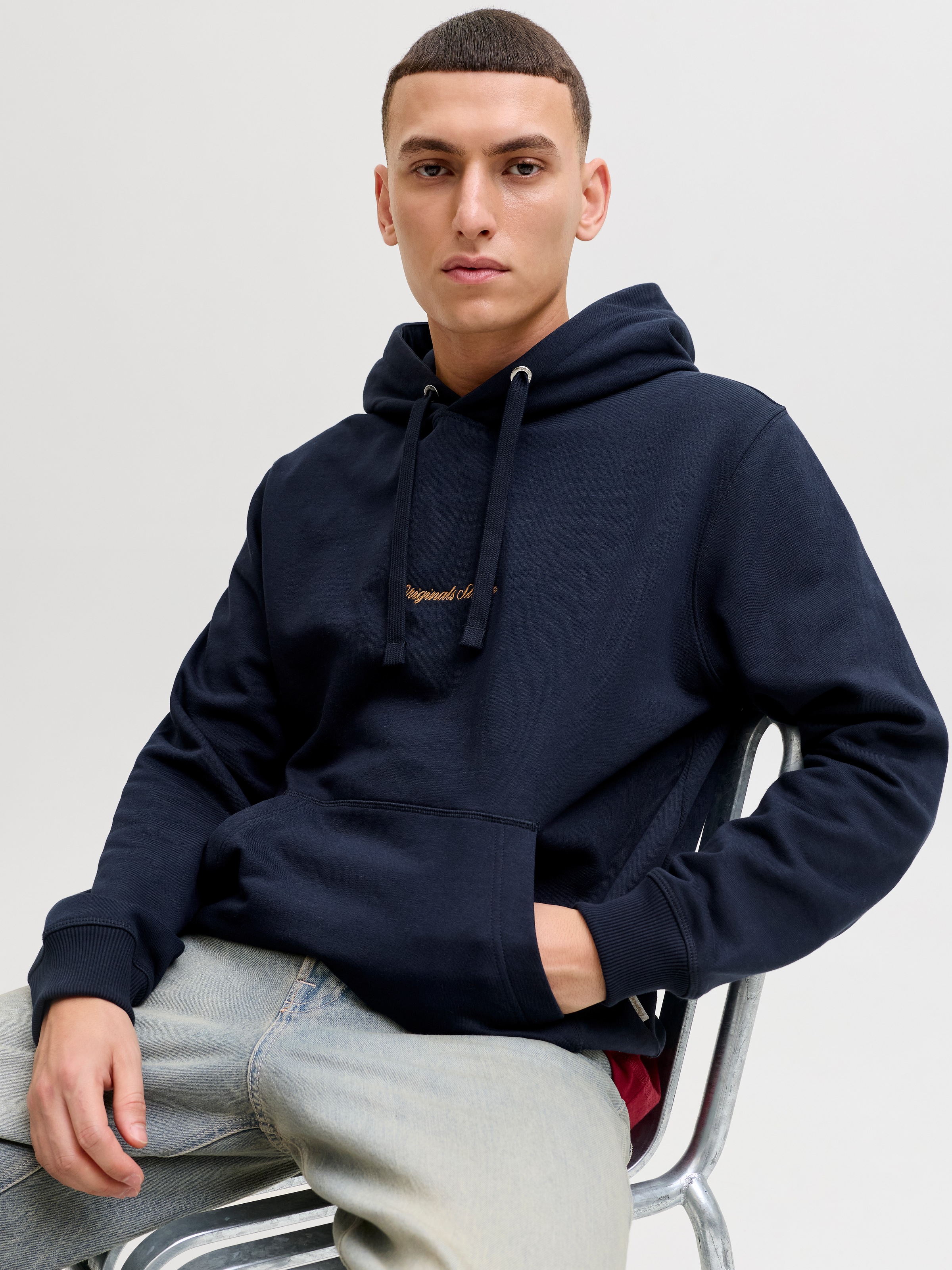 Jack & Jones Kapuzensweatshirt "JORNORREBRO EMB SWEAT HOOD NOOS", mit Logo günstig online kaufen