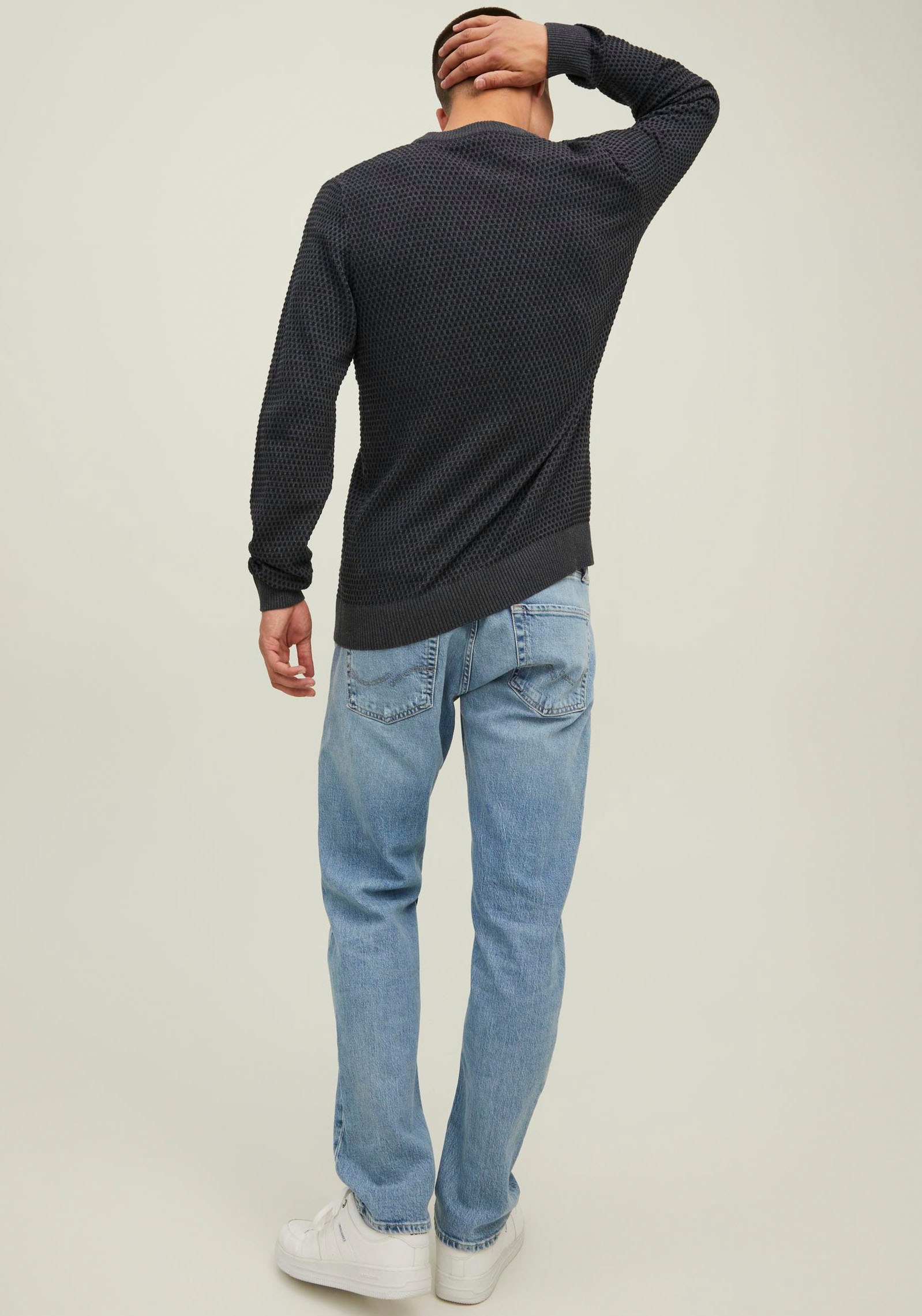 Jack & Jones Rundhalspullover »ATLAS KNIT CREW NECK«