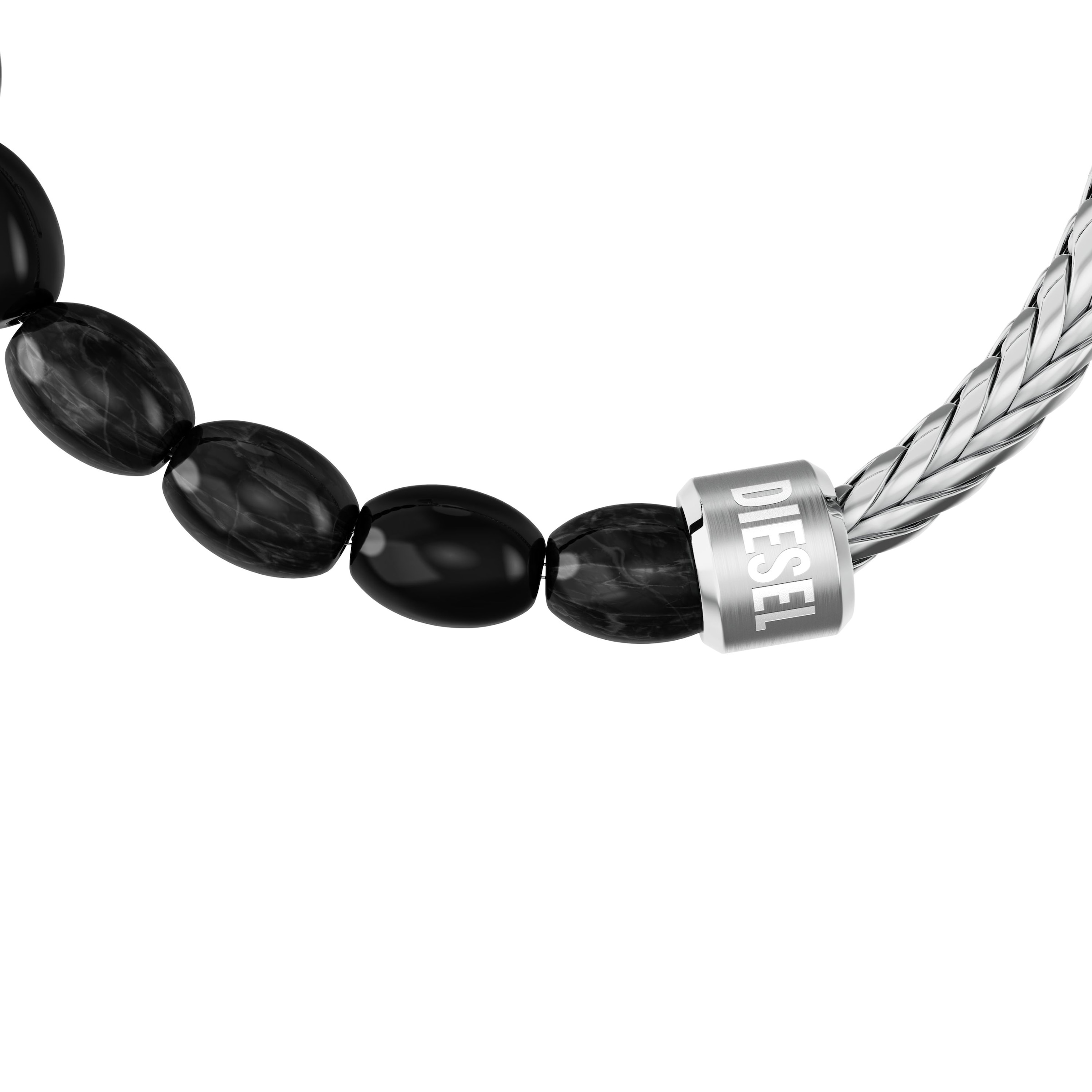 Diesel Armband »Diesel Font« mit Lapislazuli oder Achat