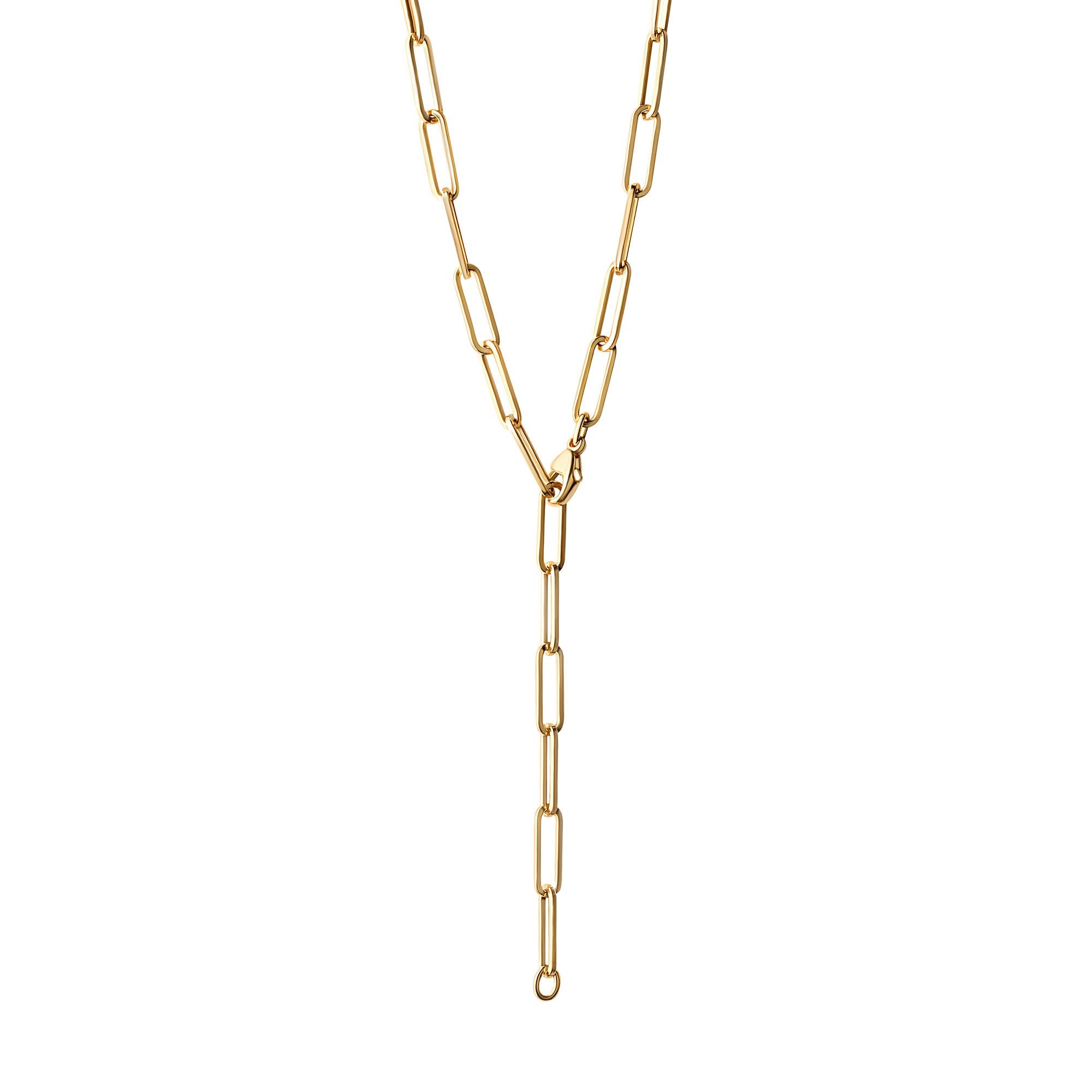 Vivance Collierkettchen »925/- Sterling Silber vergoldet Gliederkette 50 cm«