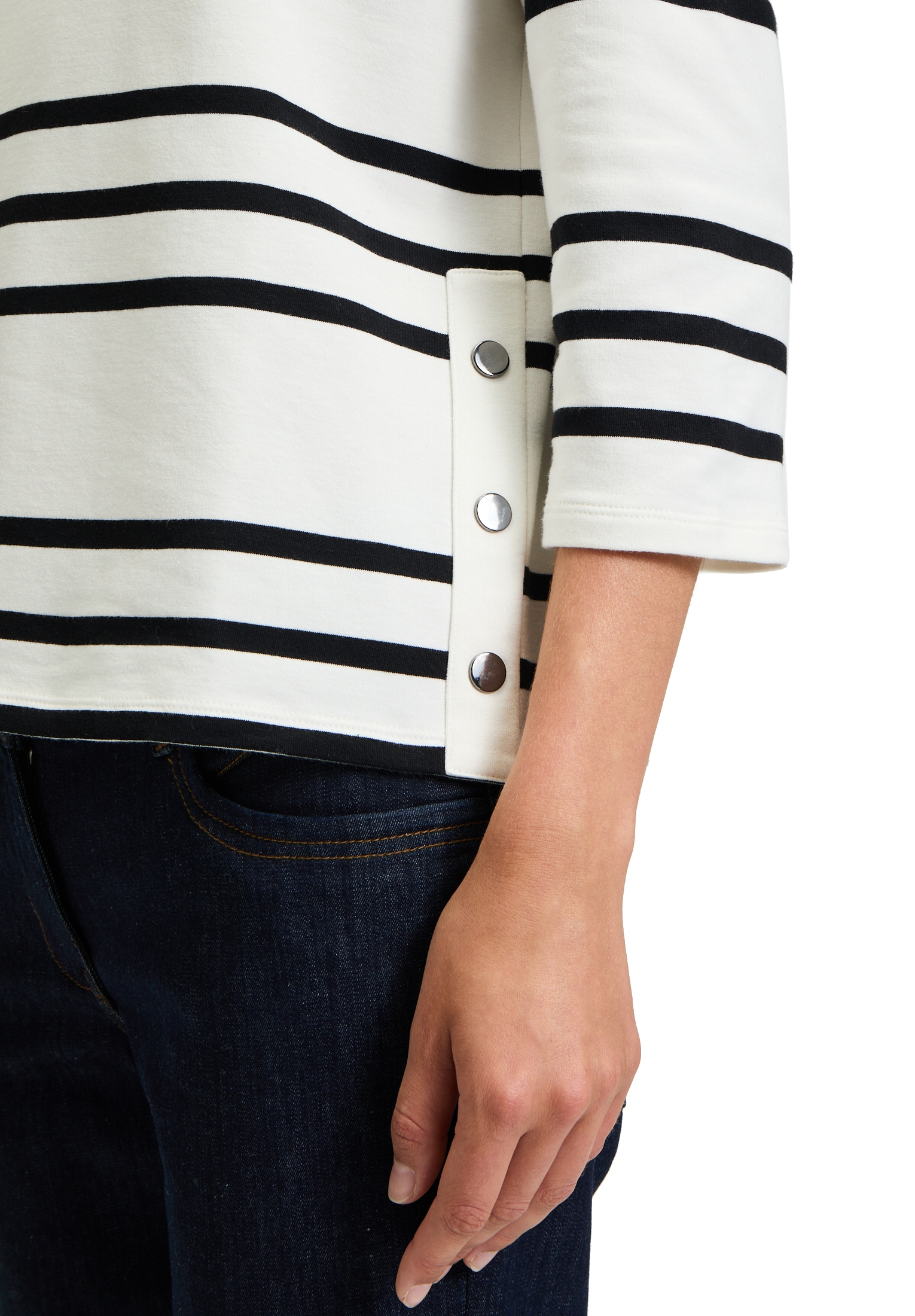 Betty Barclay Sweatshirt »Betty Barclay Damen Sweatshirt mit Ringel«, Kragen