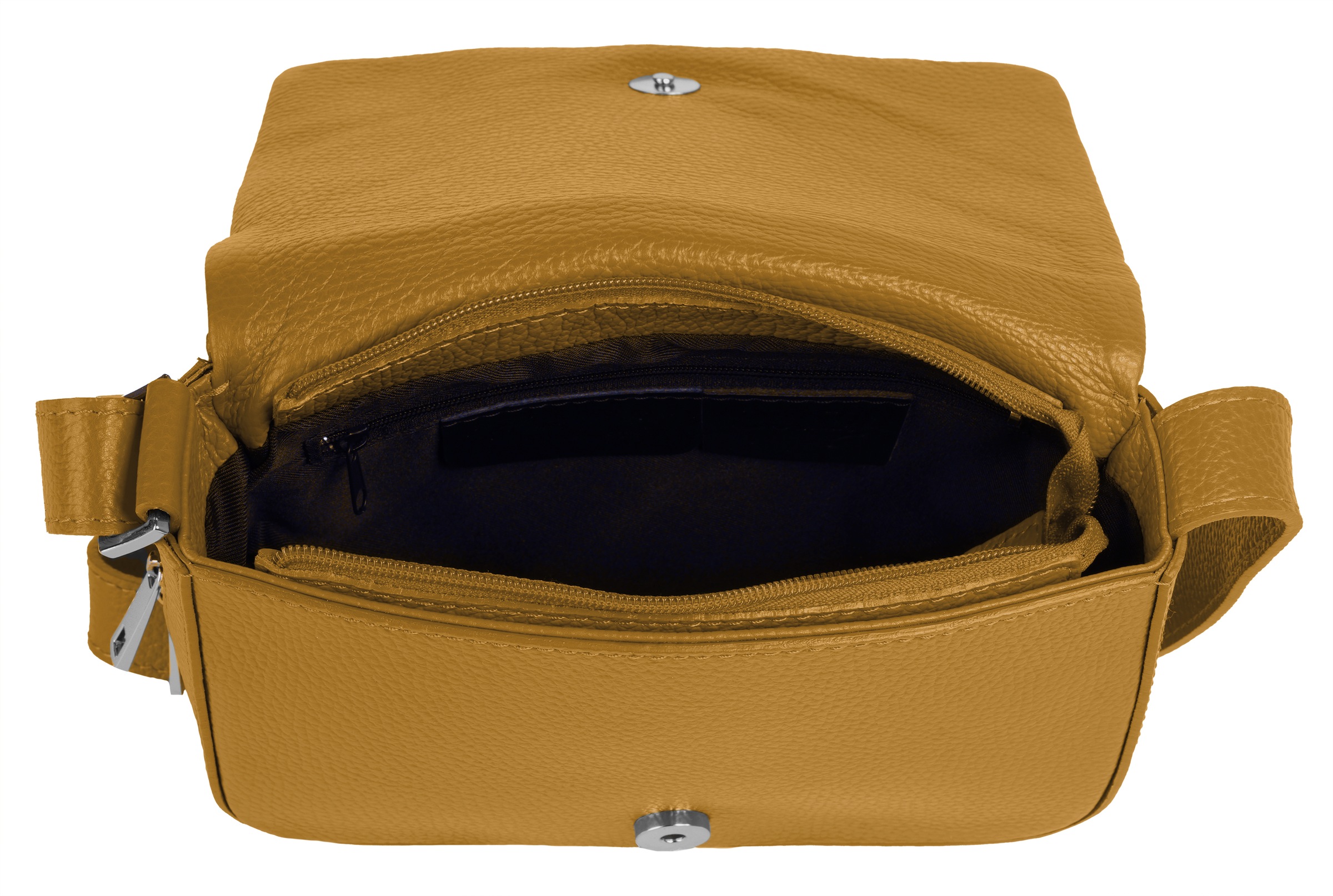 Cluty Henkeltasche, echt Leder, Made in Italy