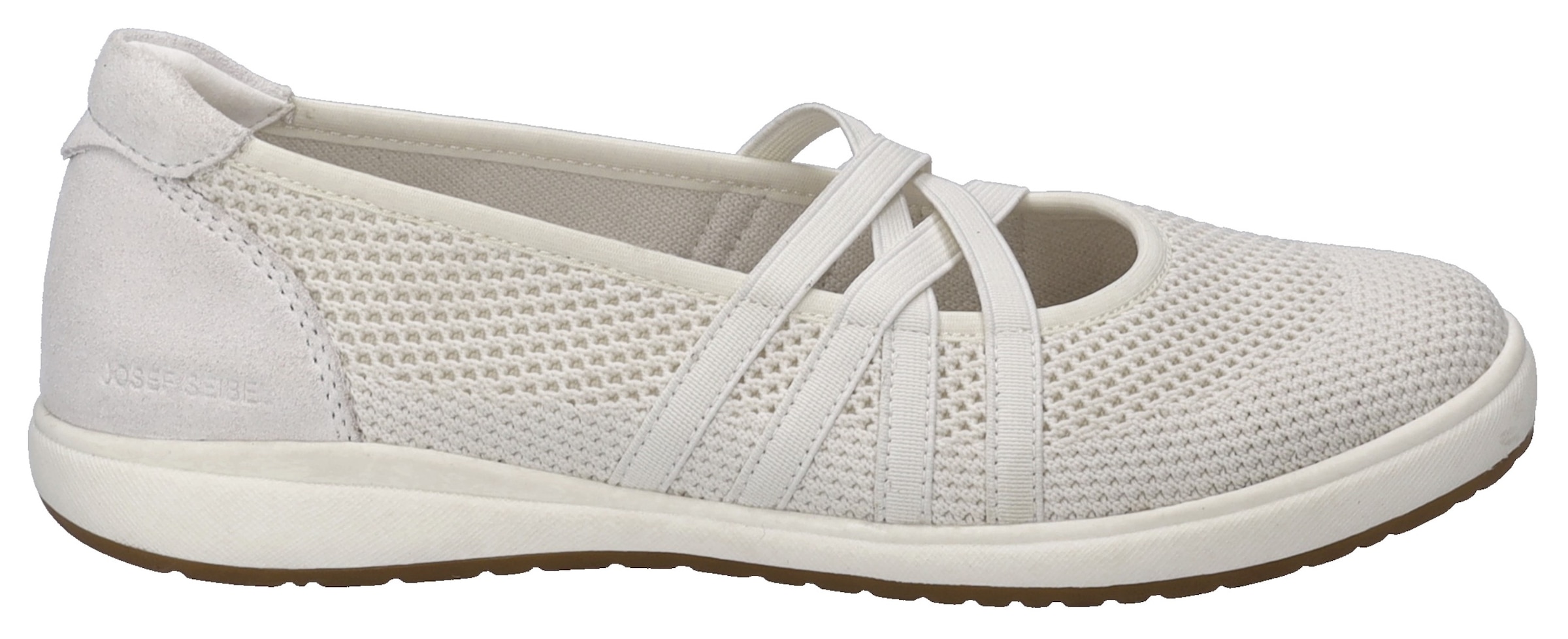 Josef Seibel Riemchenballerina »Caren 67«, Slipper, Sneaker, Schlupfschuh mit Metallic Einsatz an der Ferse
