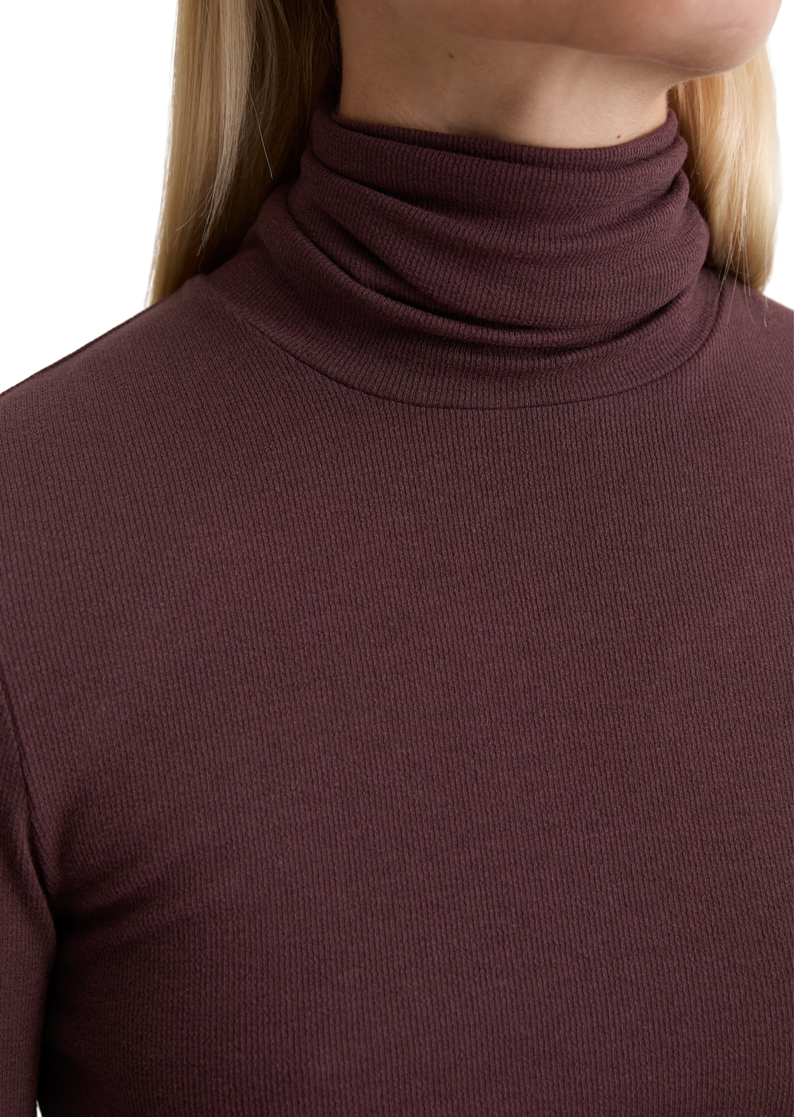 Marc O'Polo Langarmshirt »aus soft geripptem Jersey«