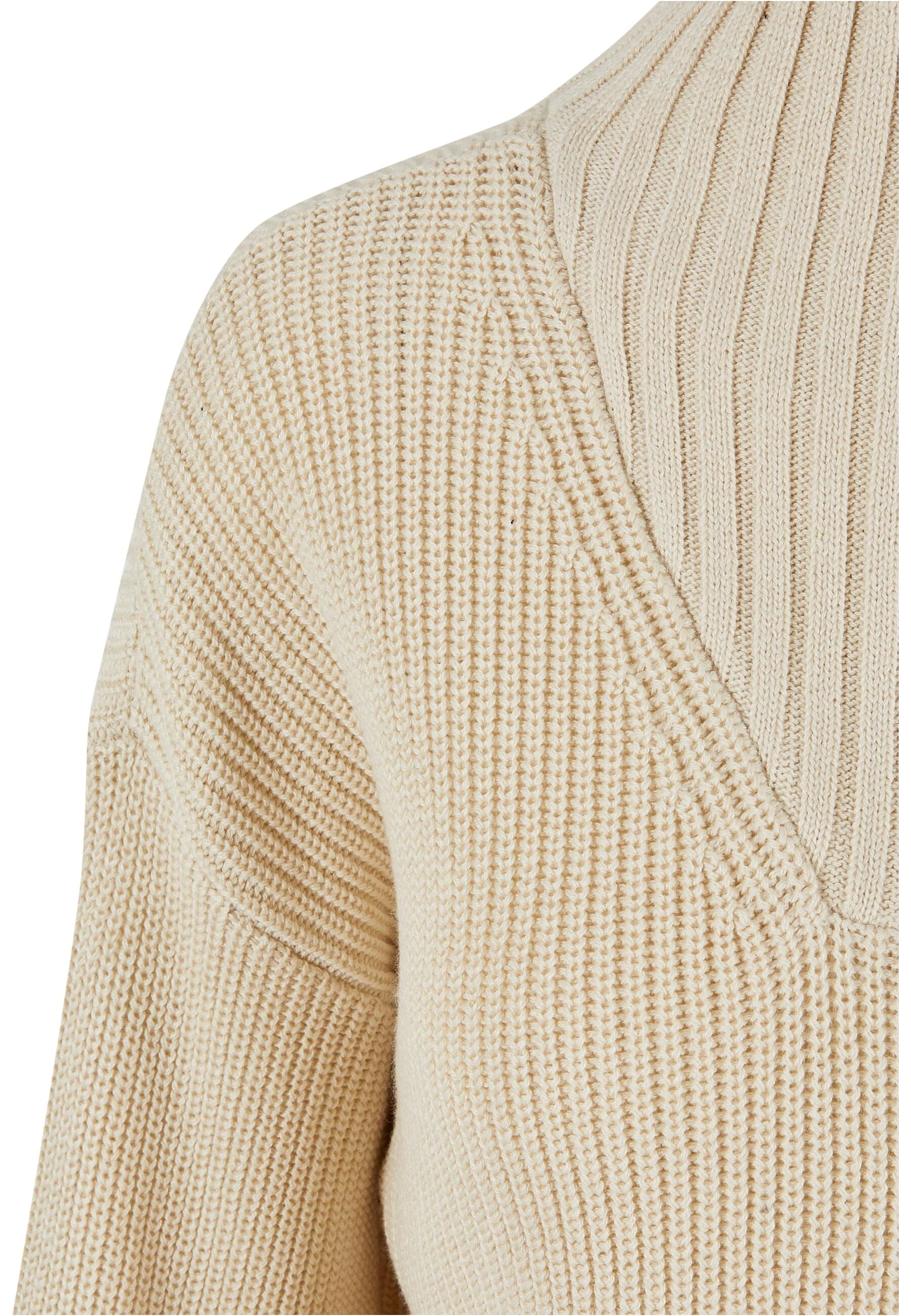 URBAN CLASSICS Sweatjacke »Damen Ladies Oversized Knit Troyer«