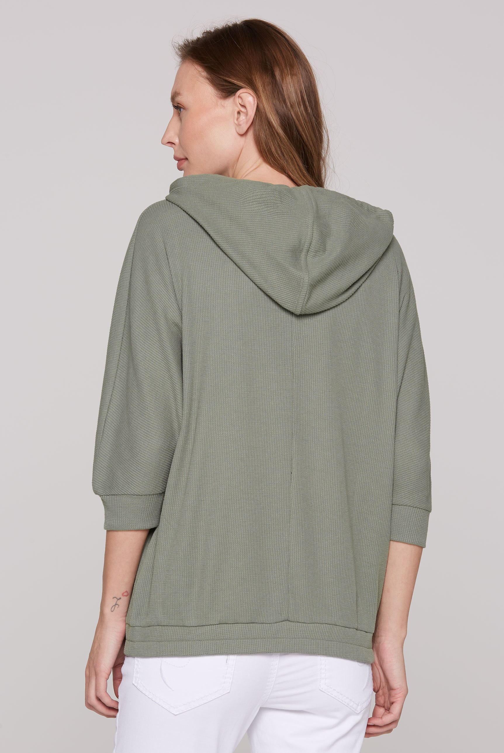 SOCCX Kapuzensweatshirt, mit Gummizug im Saum