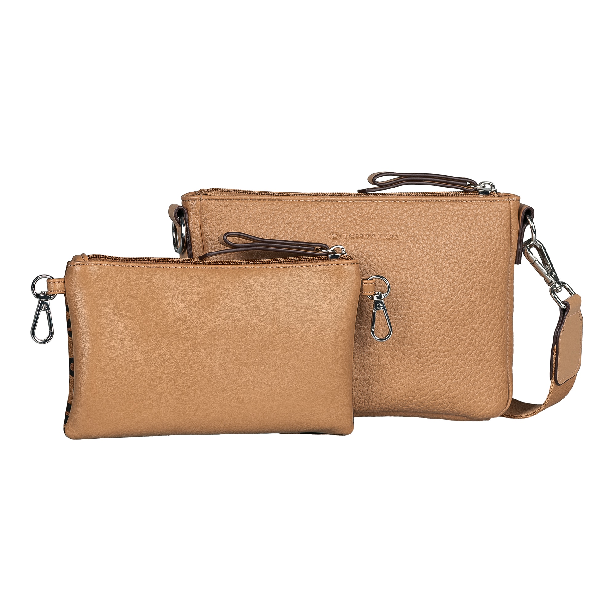 TOM TAILOR Umhängetasche "Jamila" Damen Umhängetasche, 2-in-1 Tasche mit Vortasche