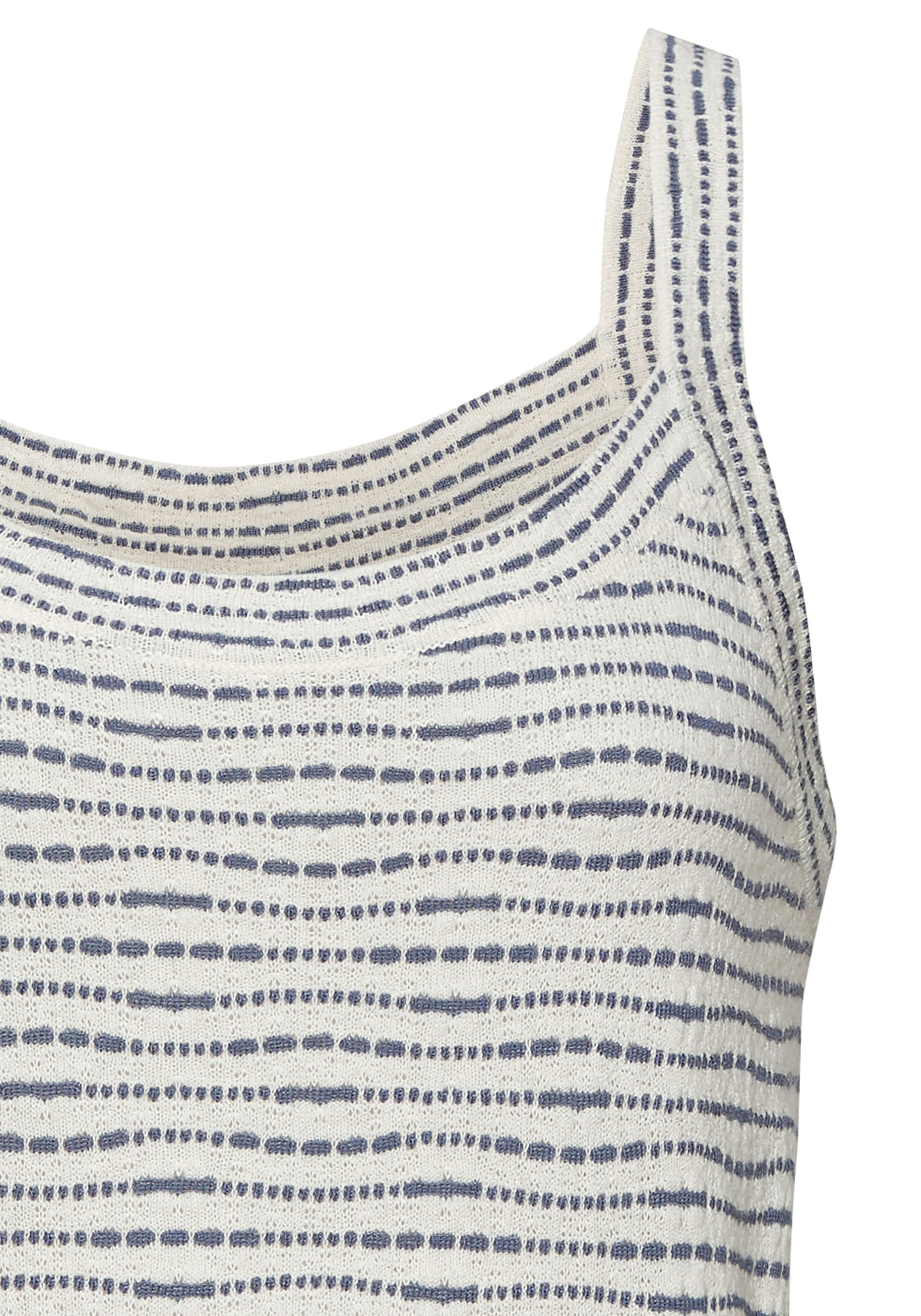 Thumbnail - Vivance Stricktop "mit Streifenstruktur", aus leichter Feinstrickqualität