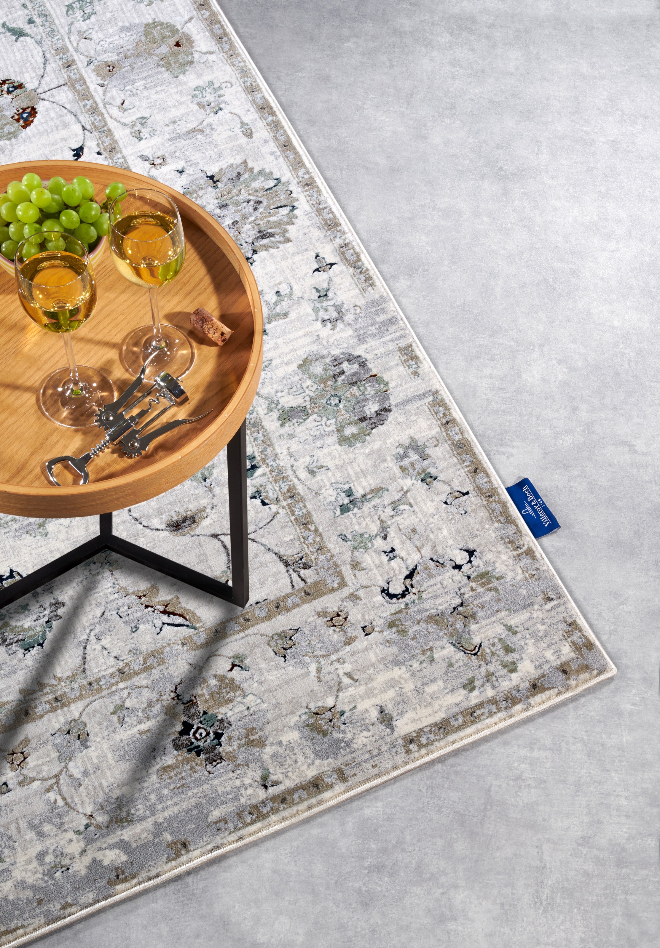 Villeroy & Boch Teppich »Franz«, rechteckig, 7 mm Höhe, Orient, Vintage, Wohnzimmer, Schlafzimmer, Klassisch, Floral, Flur