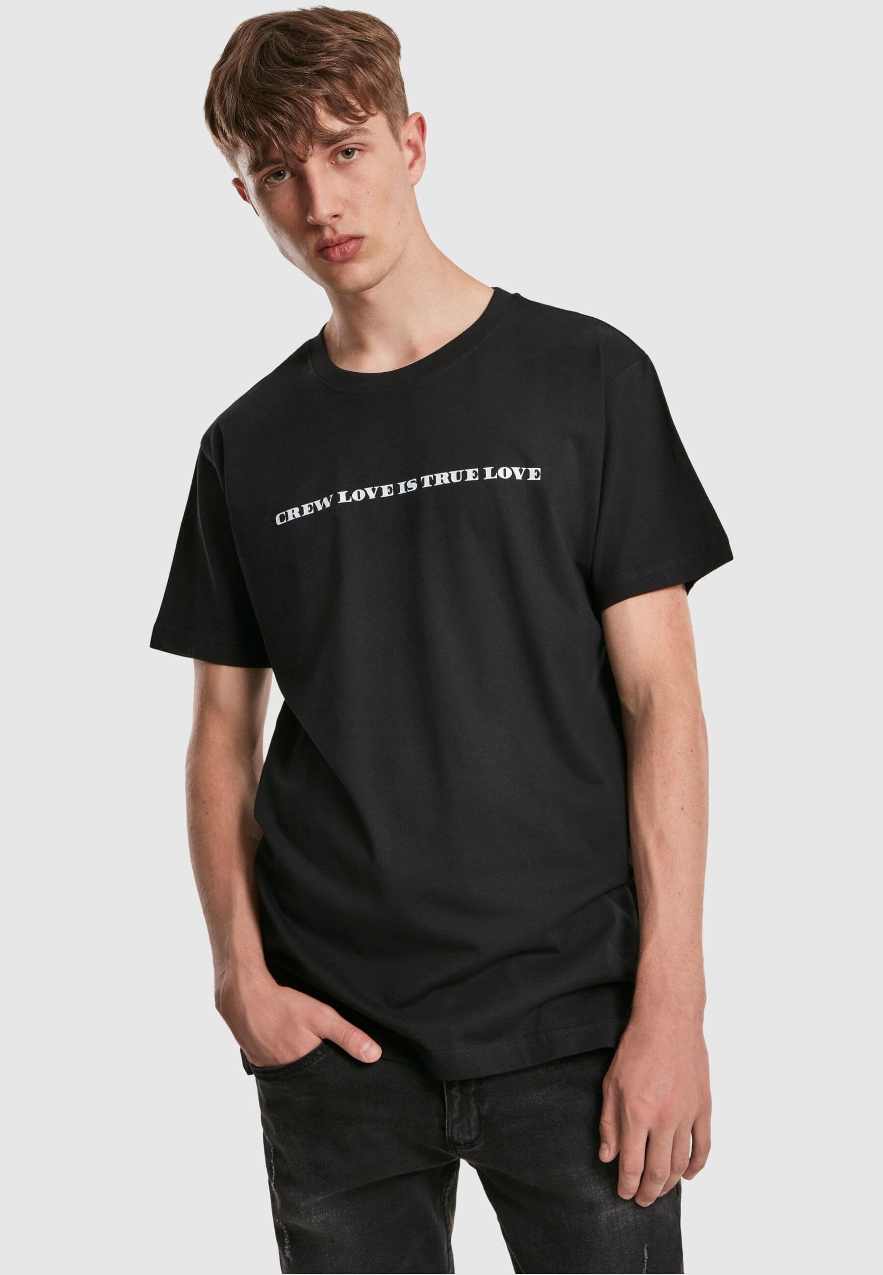 MisterTee T-Shirt »MisterTee Herren Crew Love Is True Love Tee«, (1 tlg.)