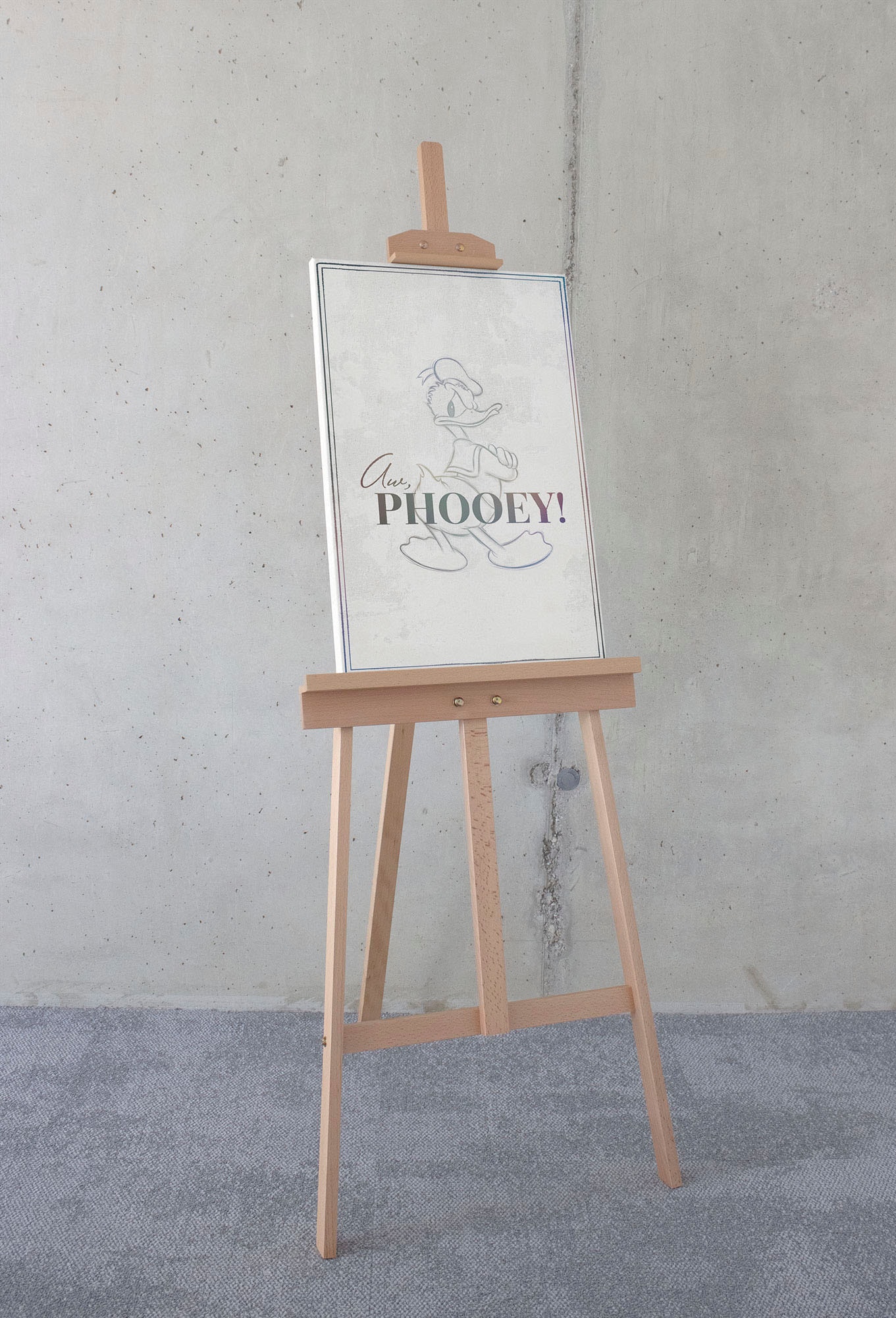 Komar Leinwandbild "Donald Duck Phooey - Größe 40 x 60 cm", Disney, (1 St., günstig online kaufen