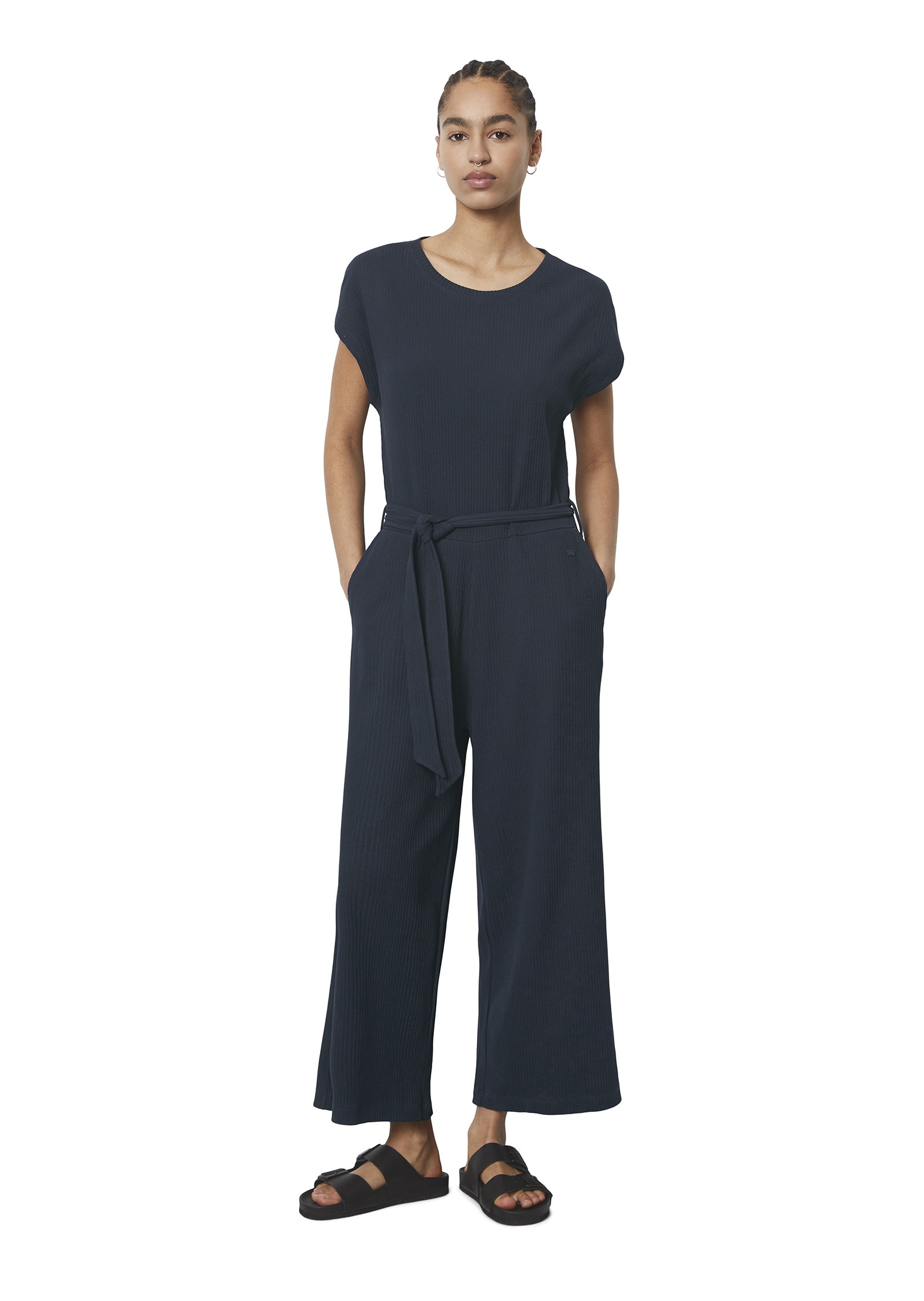 Marc O'Polo DENIM Jumpsuit »aus Ripp-Jersey«
