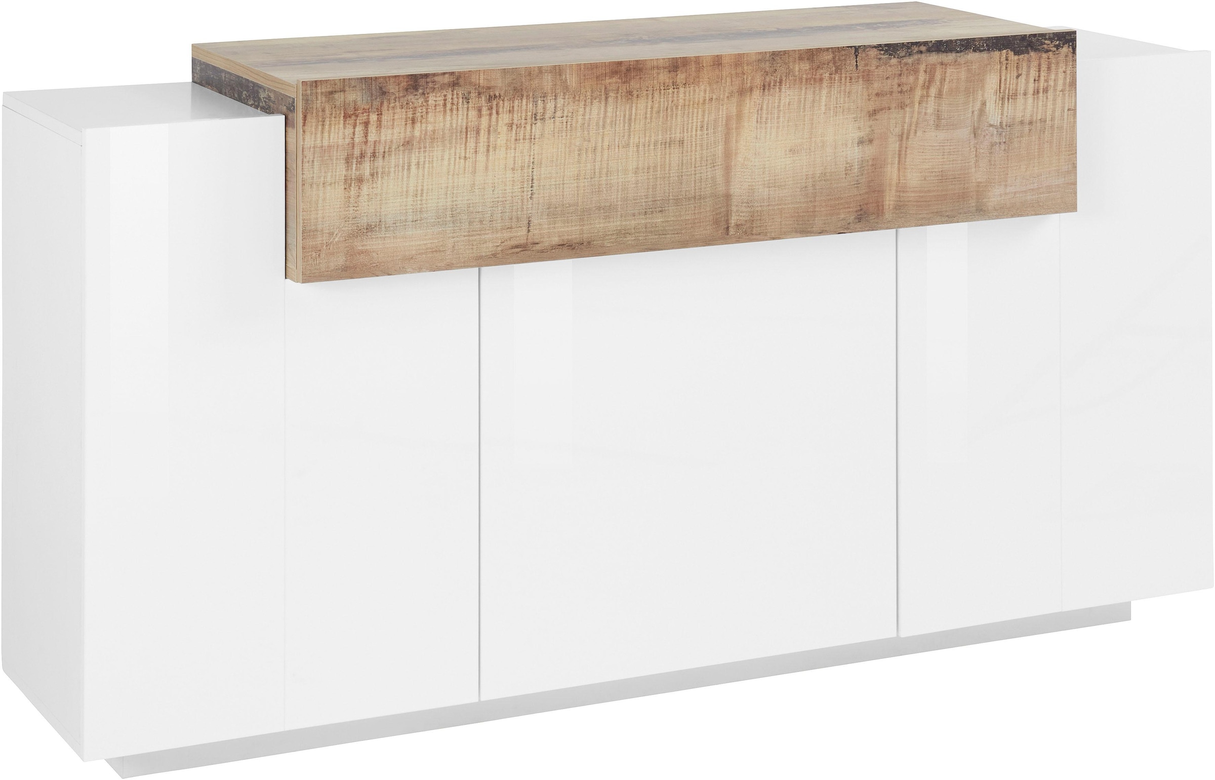 Home affaire Sideboard "Coro, Kommode, Schrank, Kredenz, grifflos mit Einle günstig online kaufen