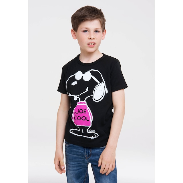 LOGOSHIRT T-Shirt »Peanuts - Snoopy - Joe Cool«, mit lizenziertem  Originaldesign ▷ für | BAUR