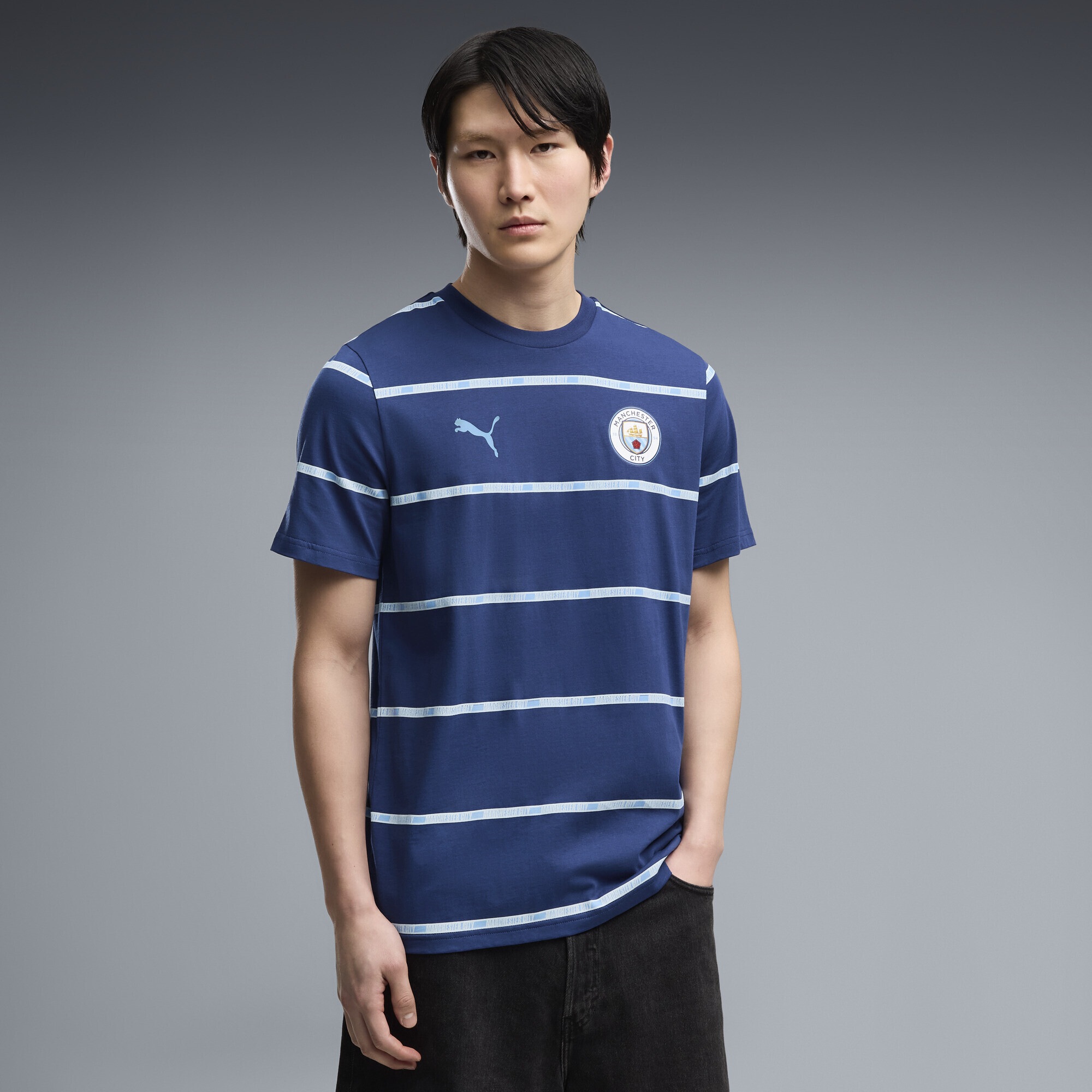 PUMA T-Shirt »Manchester City ftblCulture T-Shirt mit Print Herren«