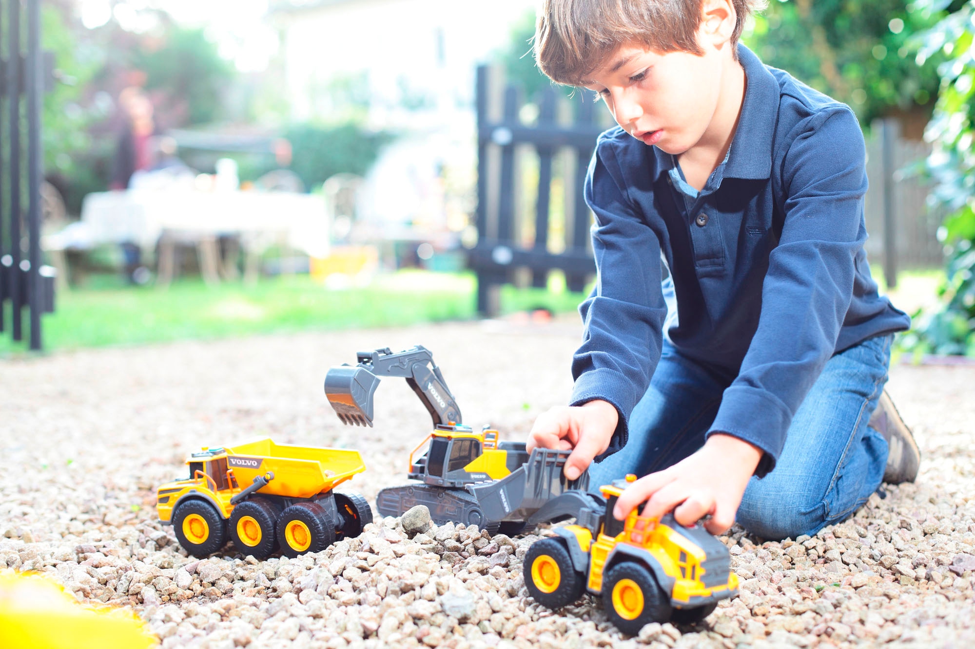 Dickie Toys Spielzeug-Bagger »Volvo Tracked Excavator«, mit Licht und Sound