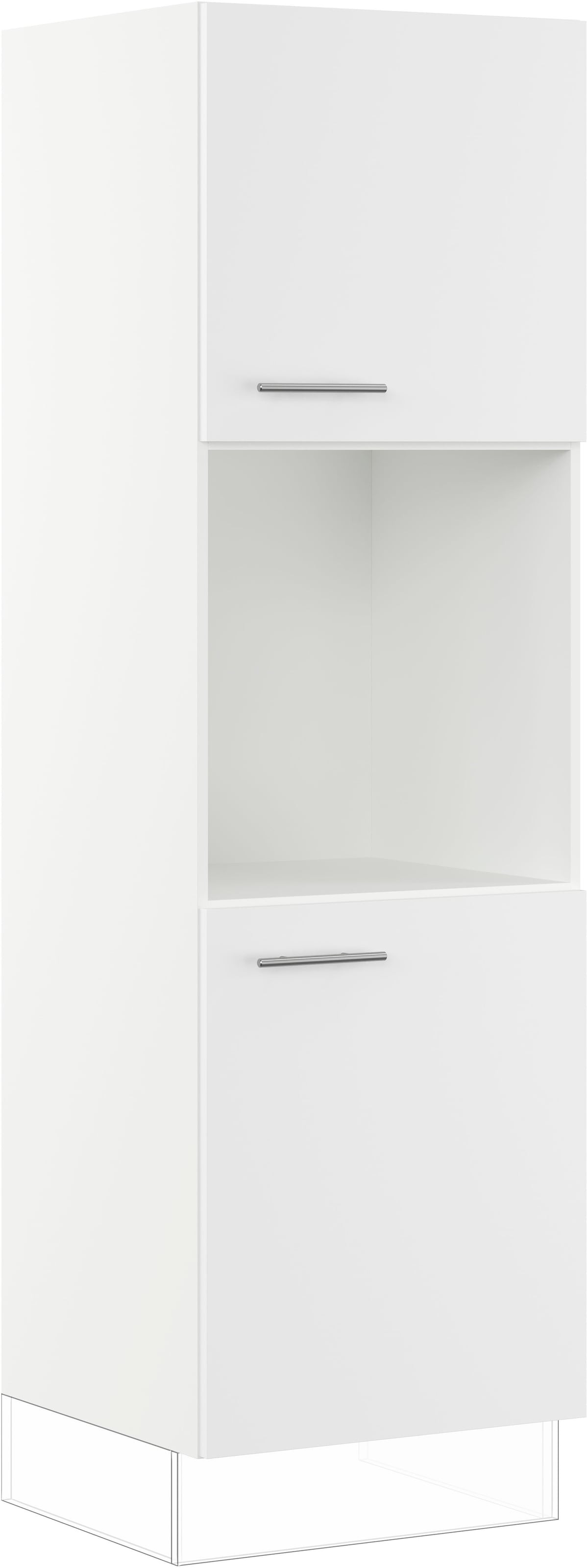 IMPULS KÜCHEN Backofenumbauschrank ""Valencia & Tirana", Breite/Höhe: 60/190,7 cm" vormontiert, mit zwei zusätzlichen Türen