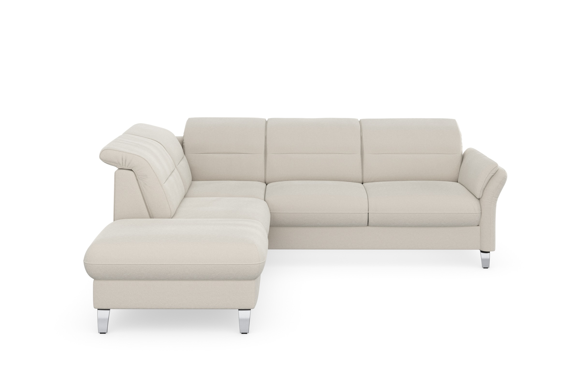 sit&more Ecksofa "Grenoble L-Form mit Federkern", wahlweise mit Bettfunktio günstig online kaufen